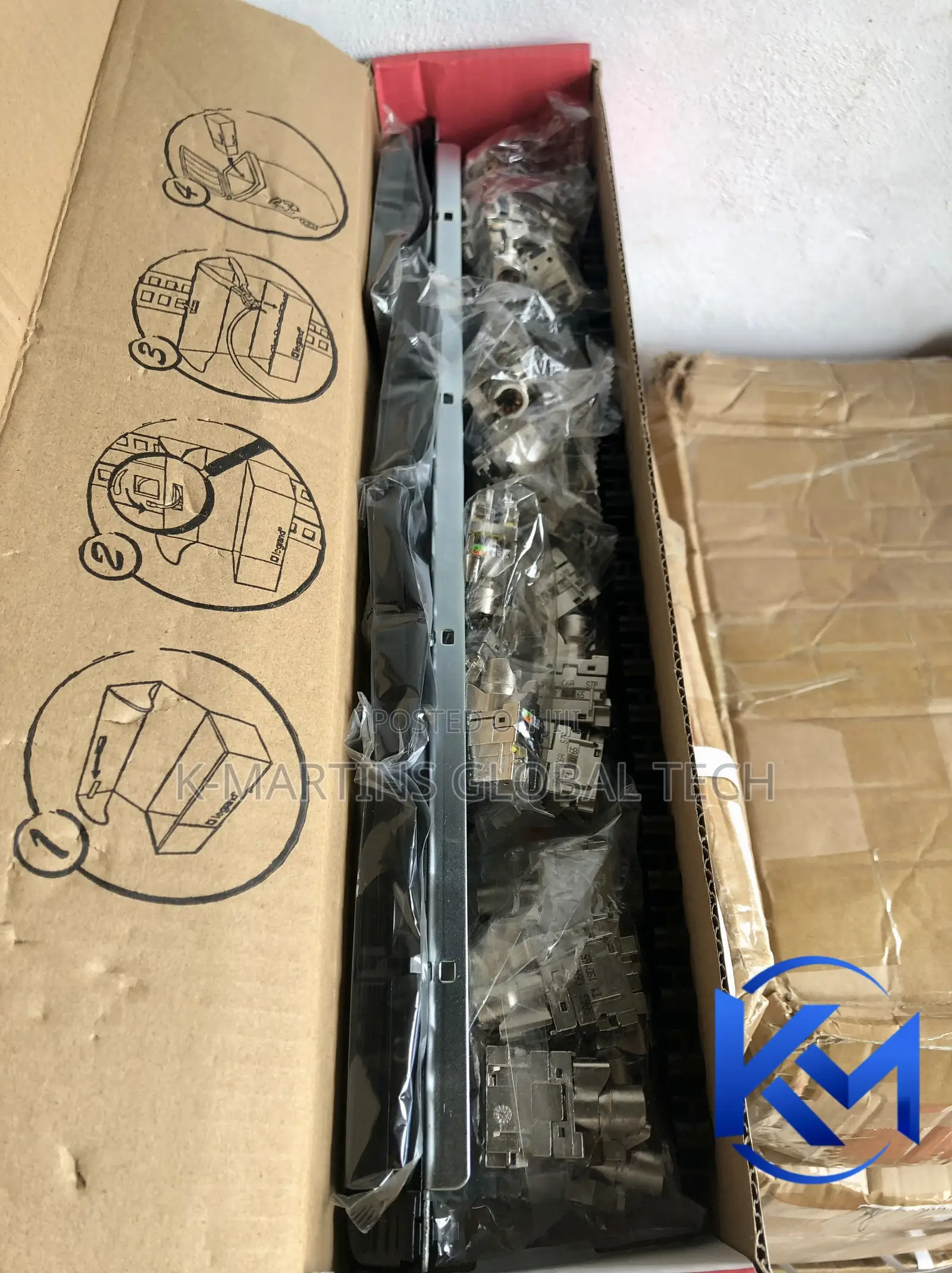 Legrand 24 Port Cat6A Shielded SFTP Patch Panel 033573