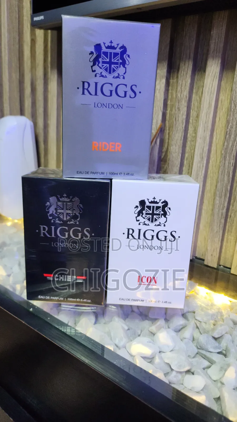 Riggs London Eau De Parfum – Rider, Chief Icon 100ml