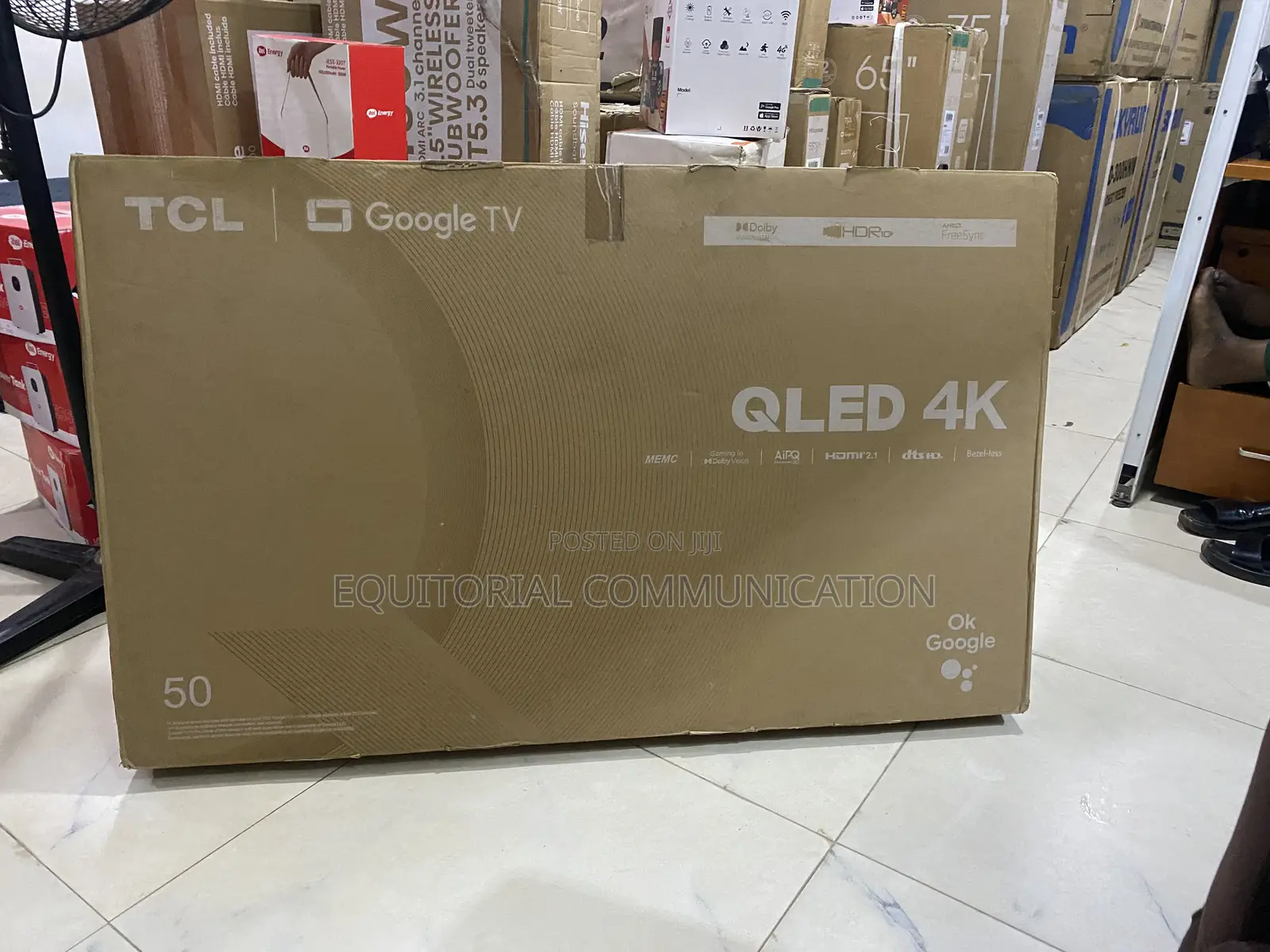 TCL 50c645 50-Inch Qled Smart TV With Uhd Display 100-240v