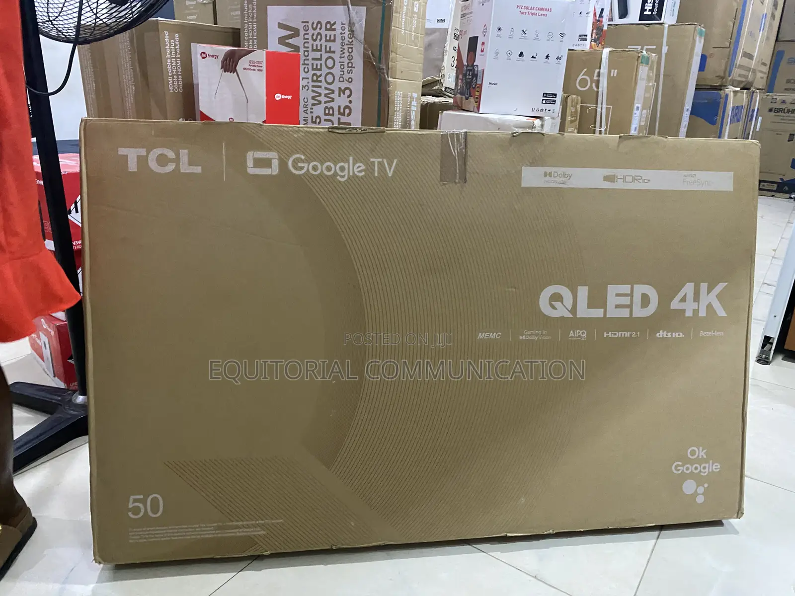 TCL 50c645 50-Inch Qled Smart TV With Uhd Display 100-240v