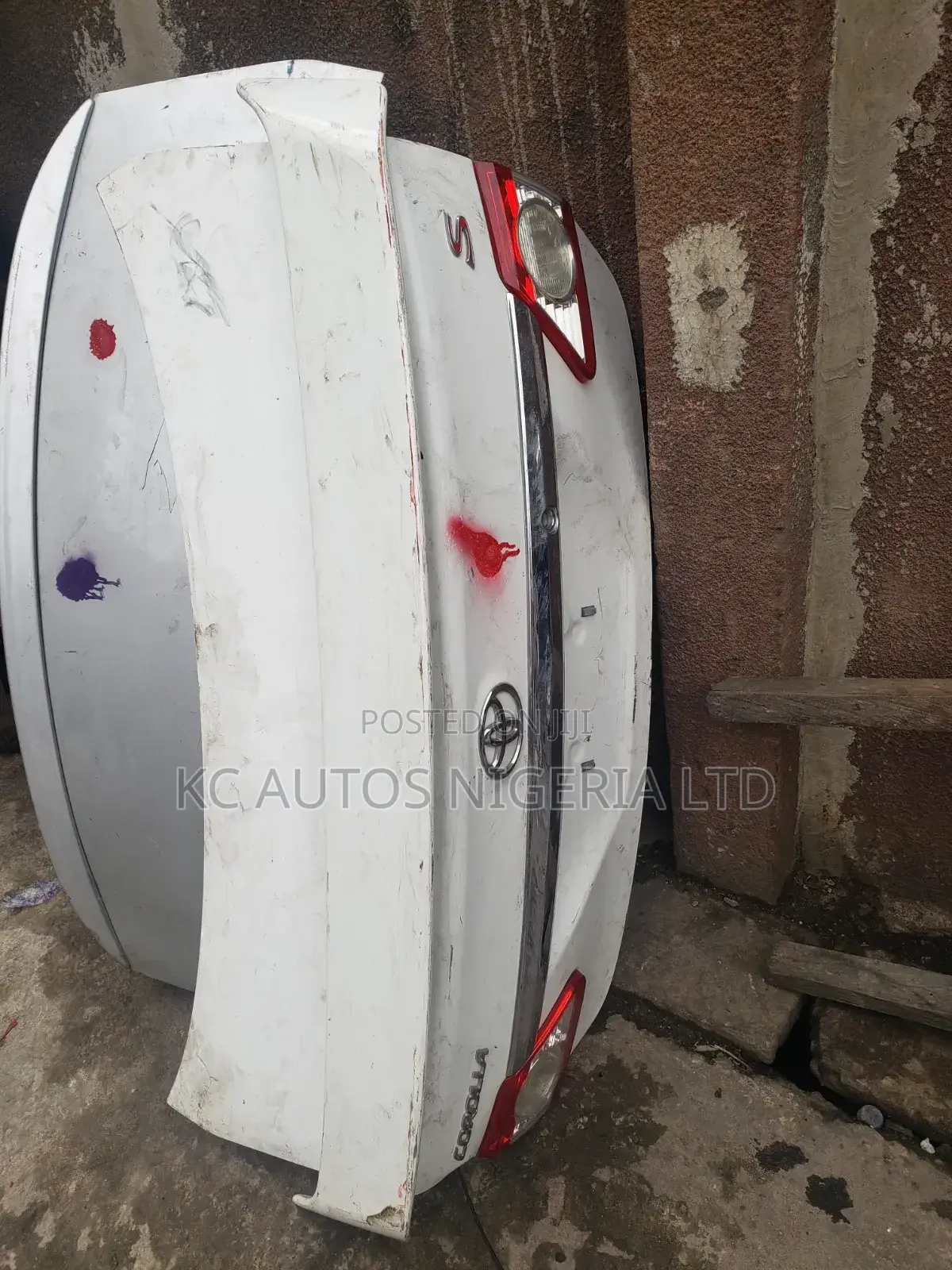 Boot Toyota Corolla 2012-2013 Sport