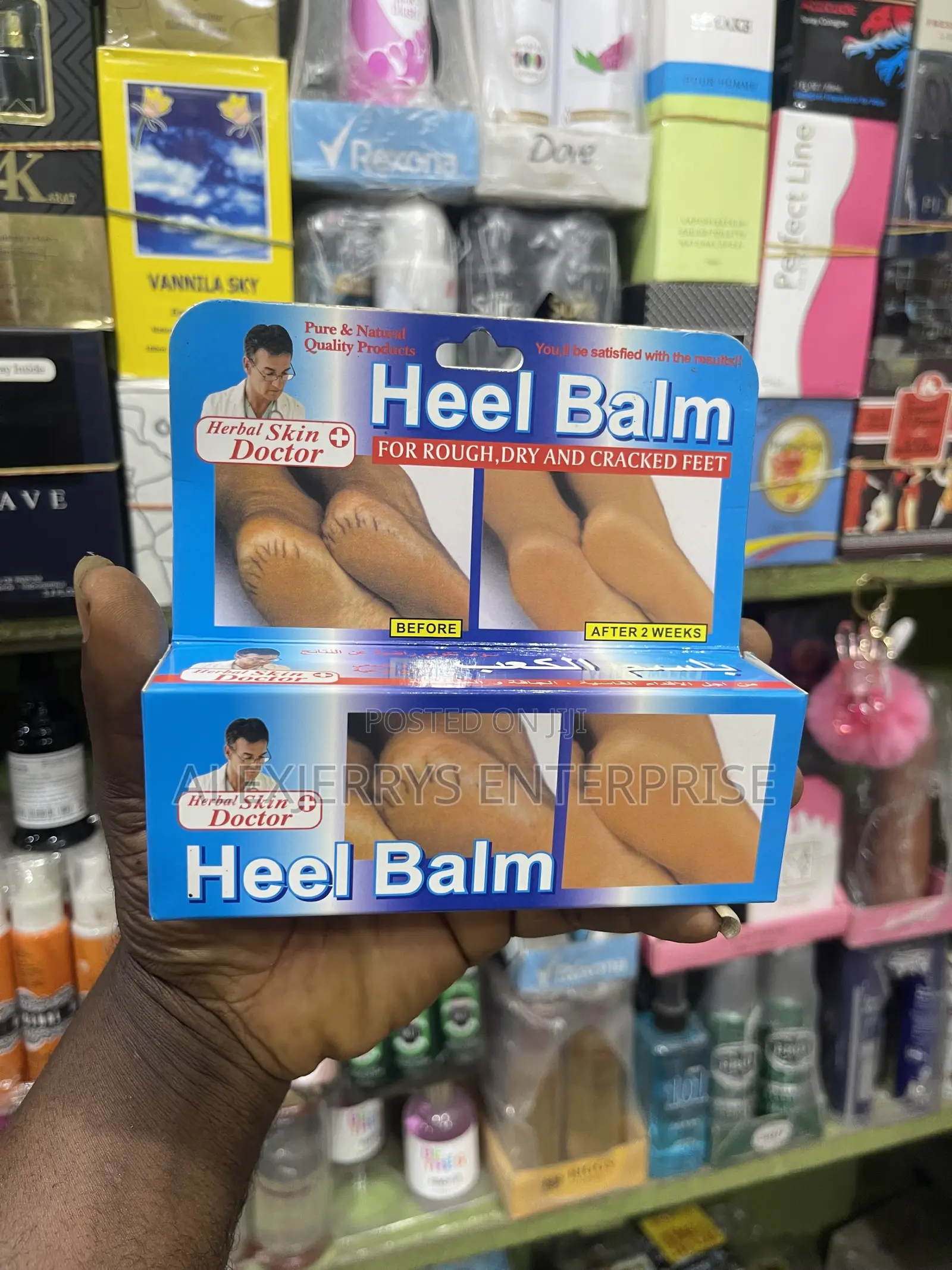Herbal Skin Doctor Heel Balm for Rough, Dry Cracked Feet