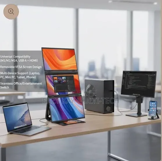 Quad Laptop Screen Extender (Portable Monitor)