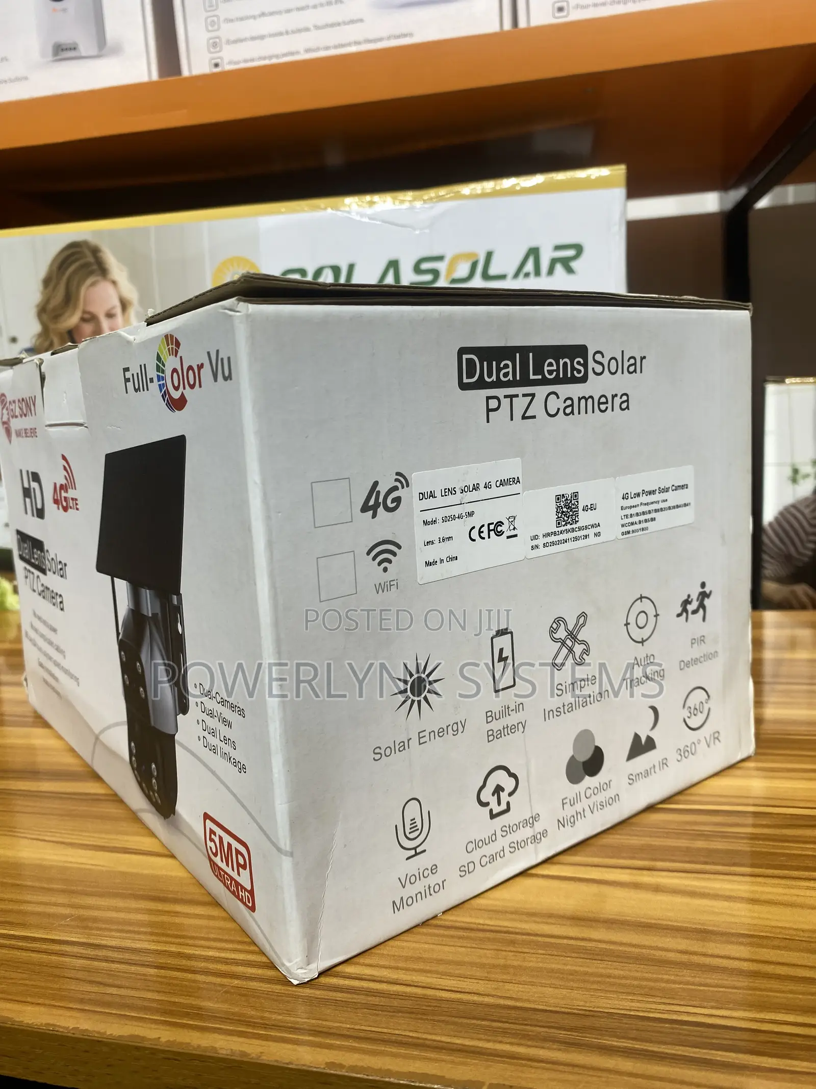 HD Dual Lens SolarCamera