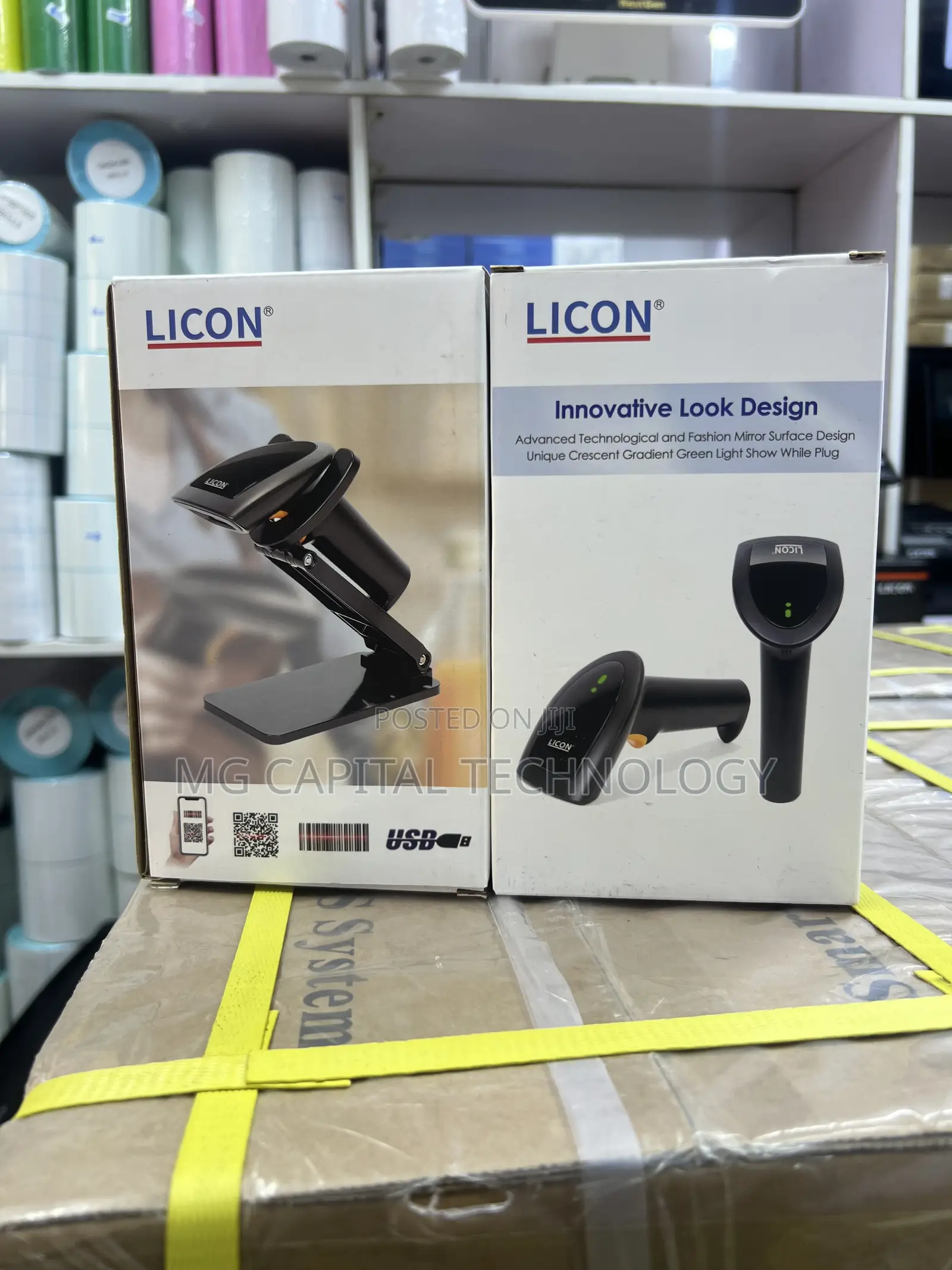 Licon Quickscan Lp1010 Wireless Barcode Scanner.