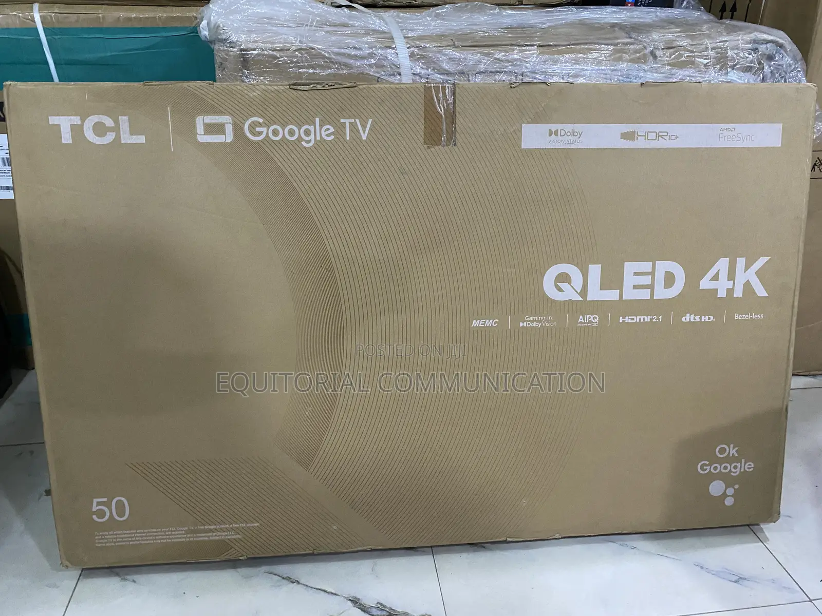 TCL 50c645 50-Inch Qled Smart TV With High-Quality Display 100-240v