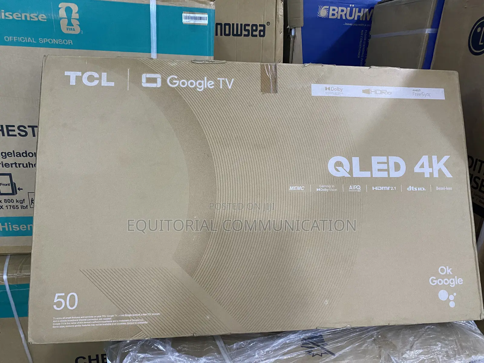 TCL 50c645 50-Inch Qled Smart TV With High-Quality Display 100-240v