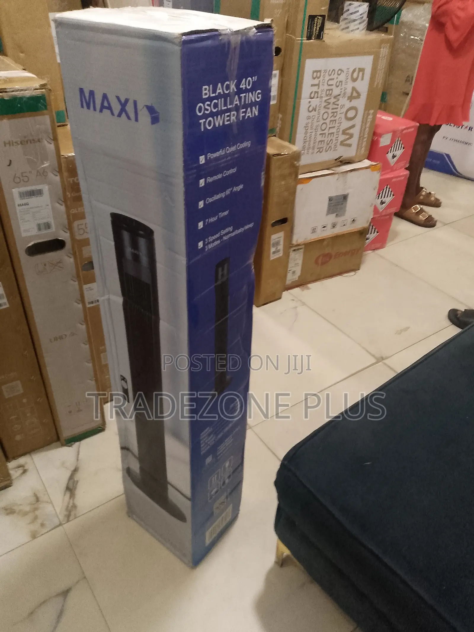 Maxi Tower Fan 40 Inch – Cool Air for Your Home