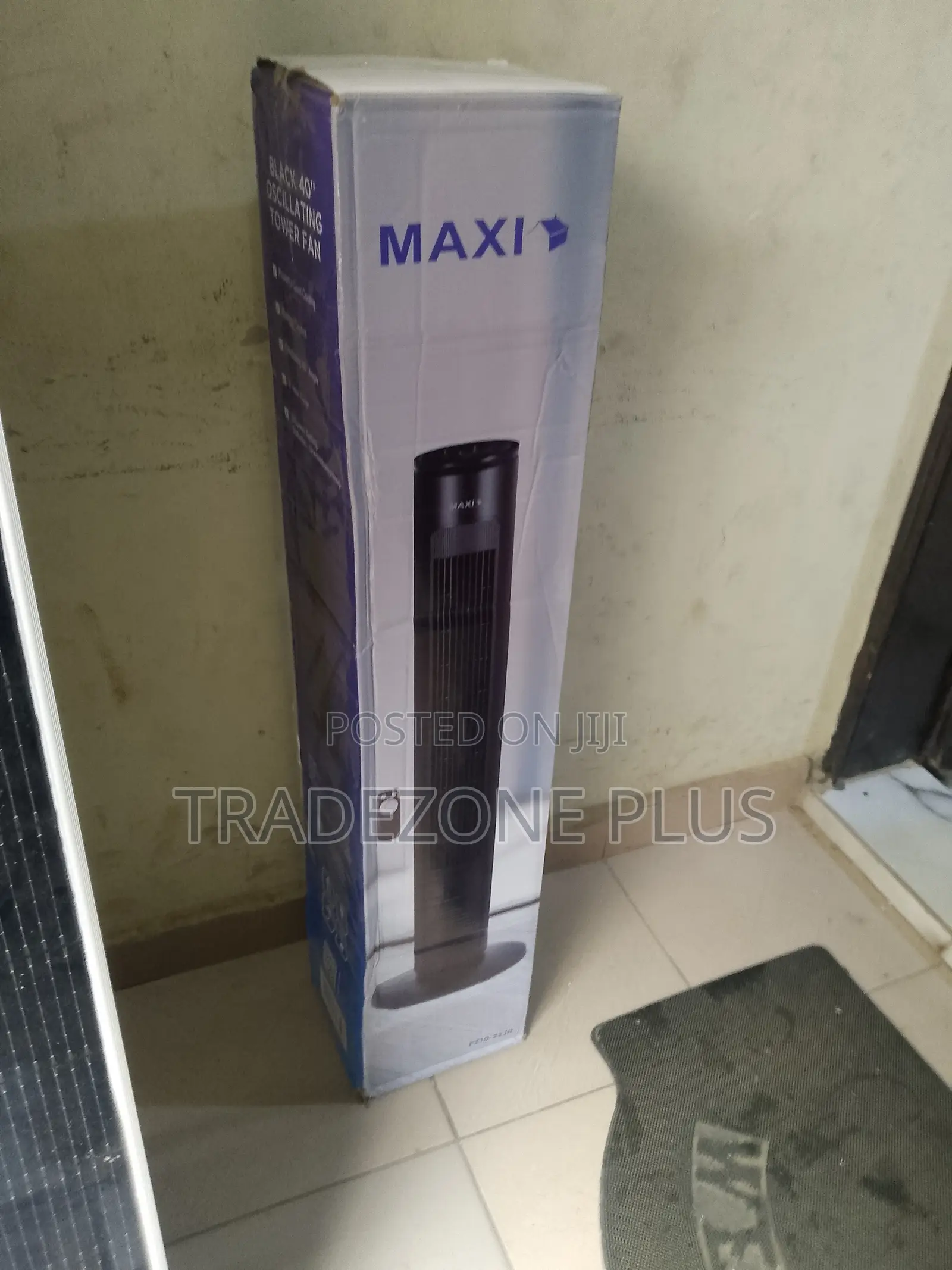Maxi Tower Fan – 40-Inch Tall Design