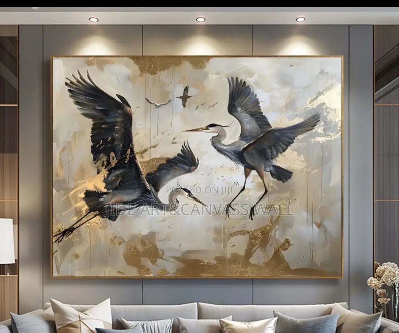 Wall Wooden Frame Painting Canvass
