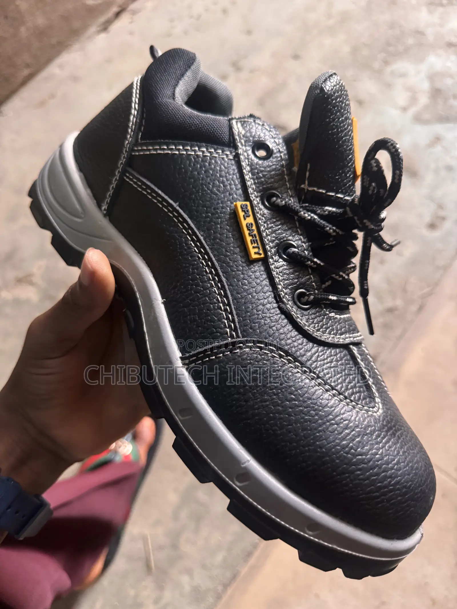 Black SPL Safety Work Boots