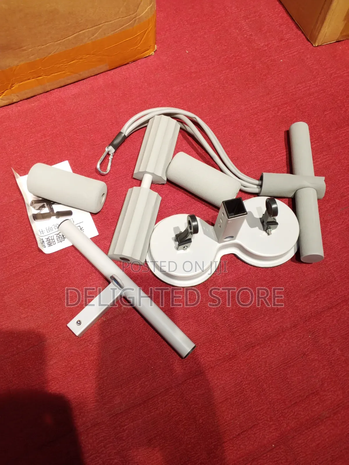Multifunctional Double Sit Up Exercises Bar Machine + Push Up Rope