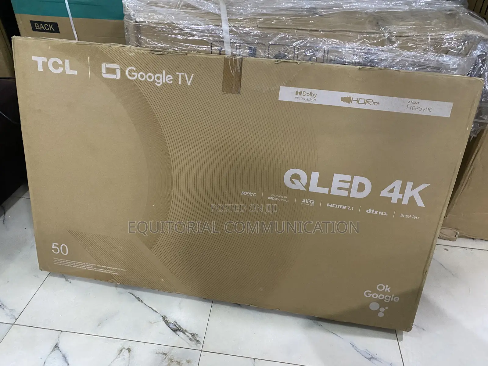 TCL 50 Inch 50C645 QLED Smart TV for Modern Home 100-240v