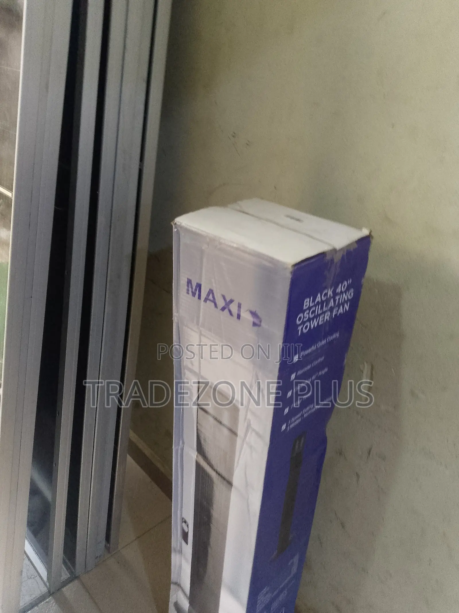 40” Maxi Electric Tower Fan – Powerful Airflow