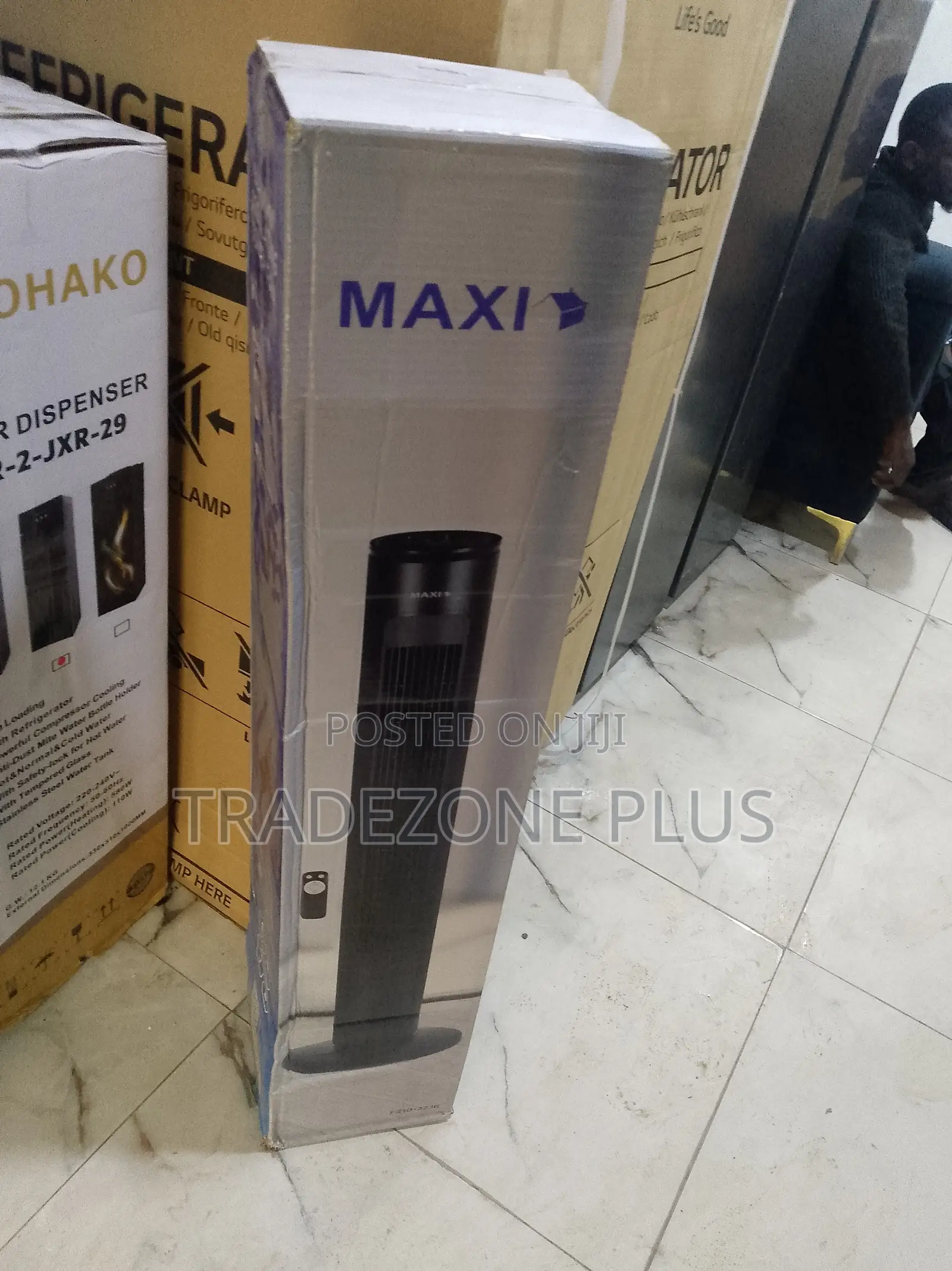 40” Maxi Electric Tower Fan – Powerful Airflow
