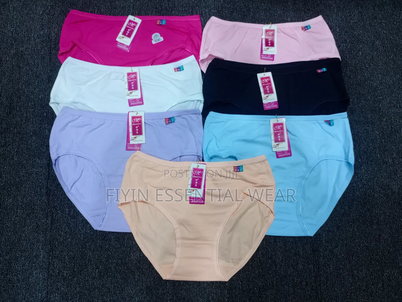 3pcs Women Full Cotton Plain Pants