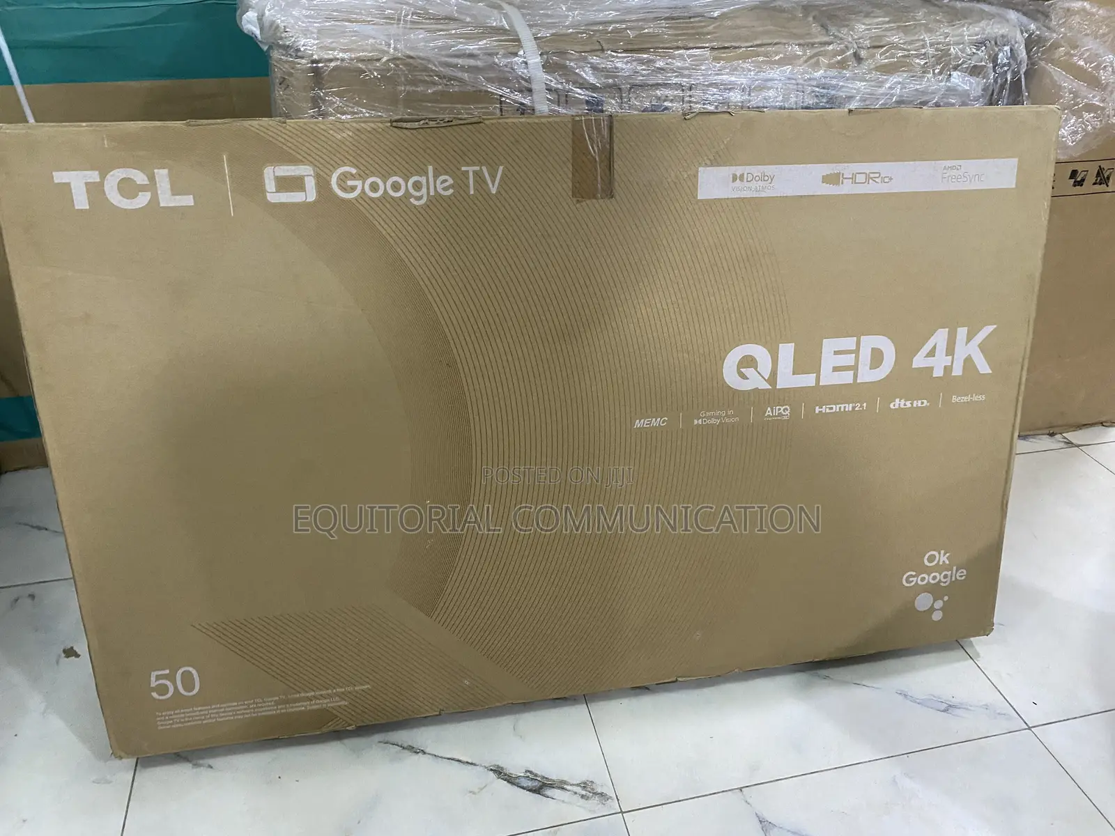 TCL 50C645 50-Inch QLED Smart Television for Home 100-240v