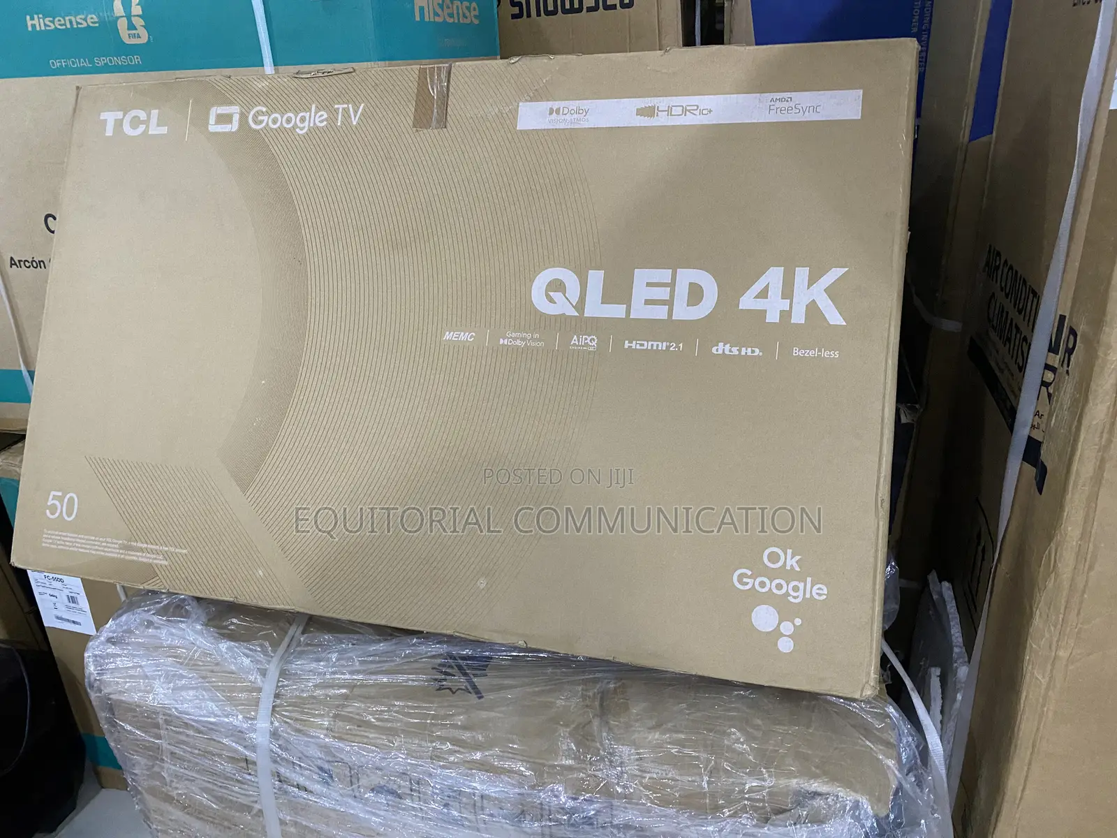 TCL 50C645 50-Inch QLED Smart Television for Home 100-240v