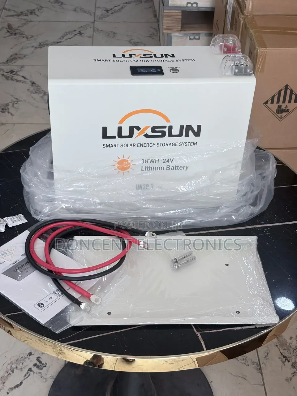 Luxsun 3kwh 24v Lithium Battery With Inbuilt Bluetooth Monitoring