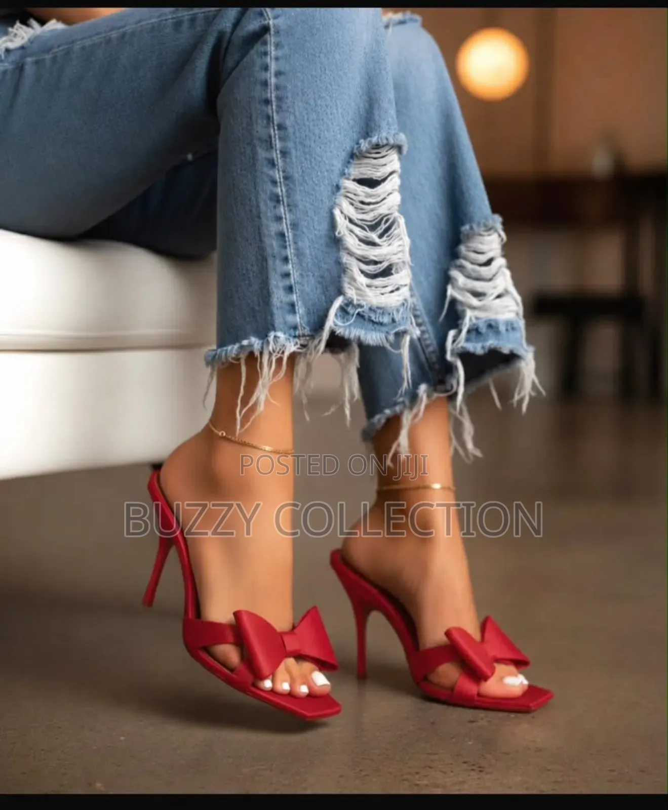 High Quality Luxury Sling Heel Slippers