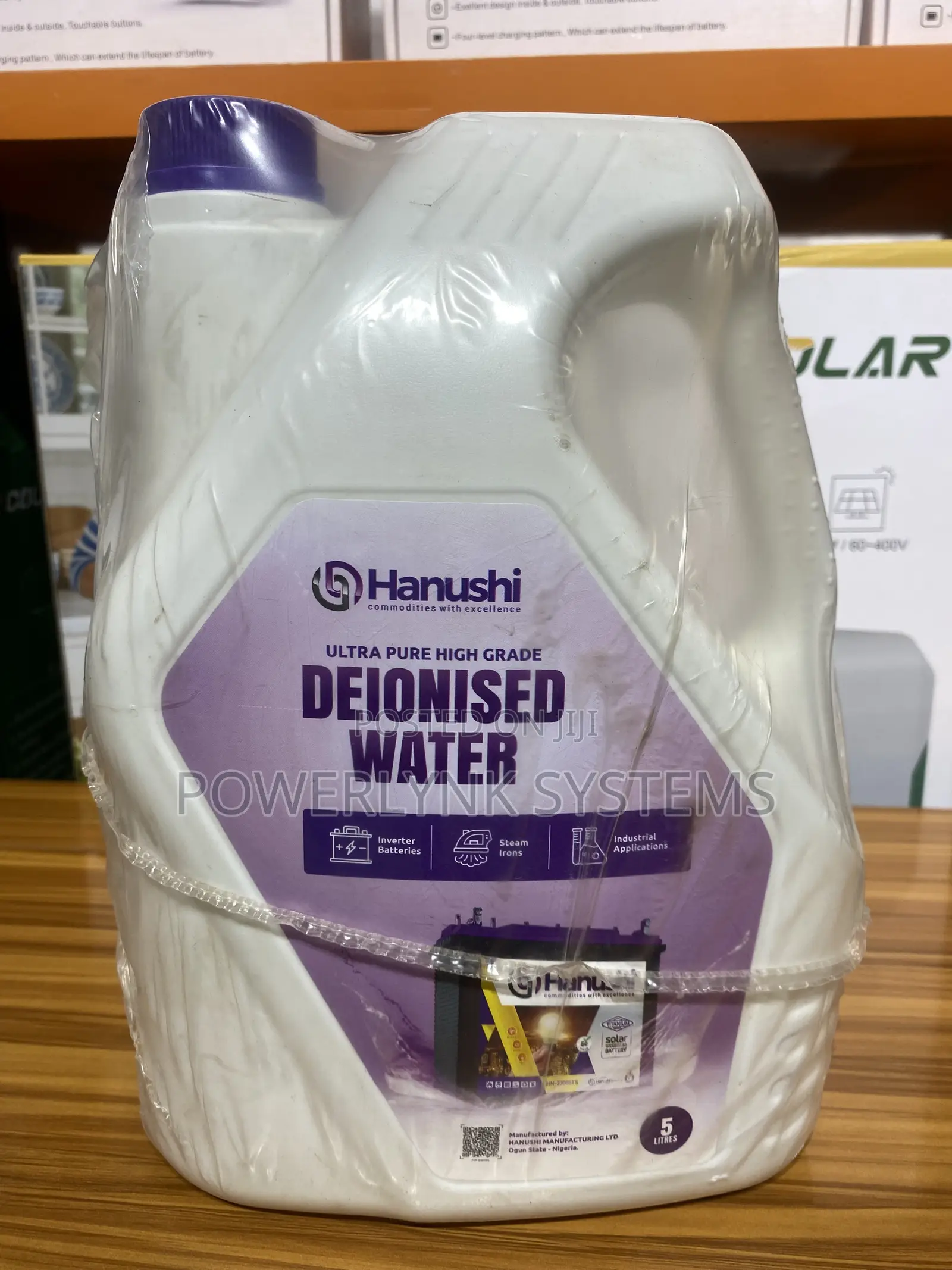 5L Hanushi Deionized Water