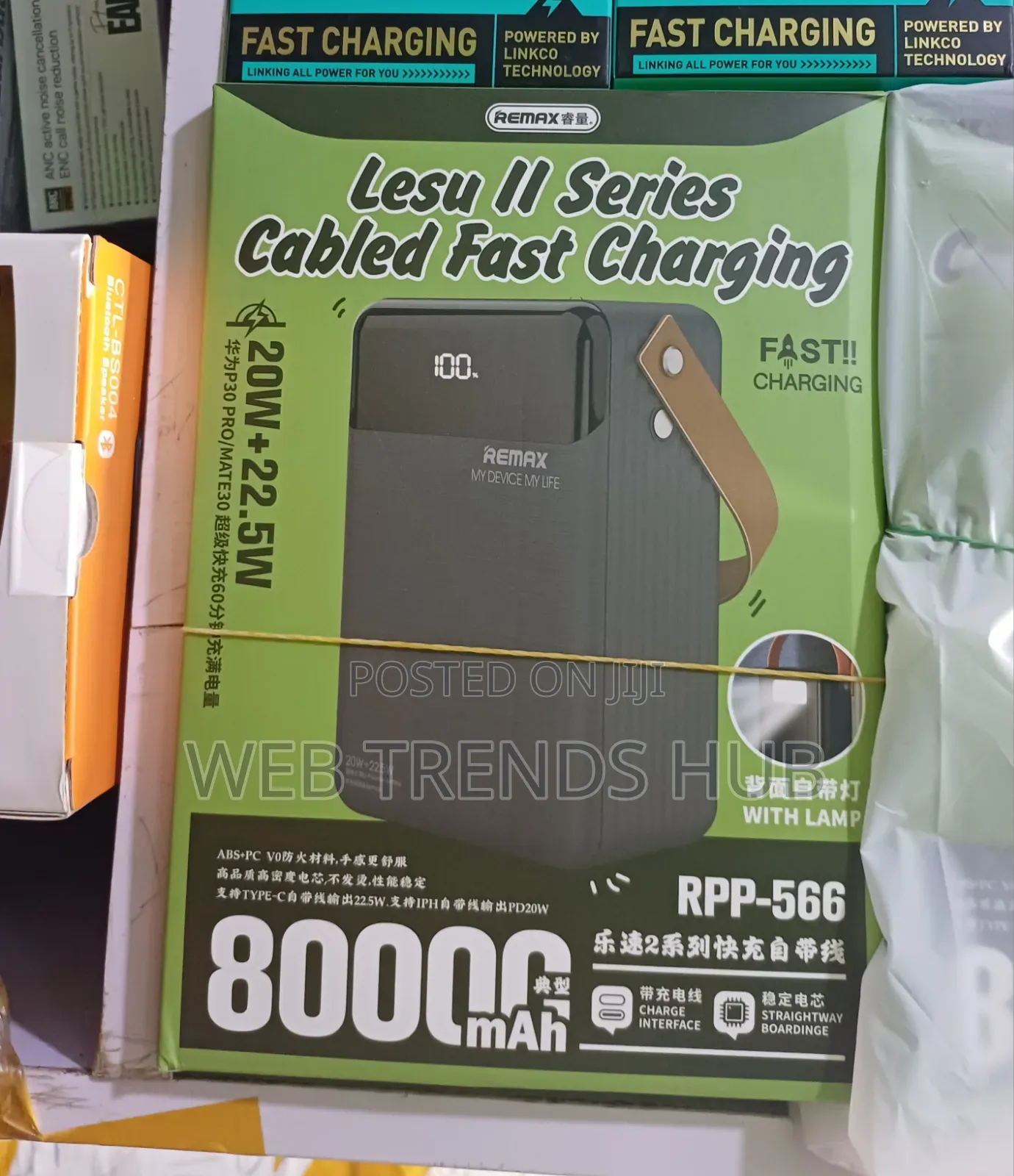 Remax Lesu II Series (RPP-566) 80,000mAh Power Bank