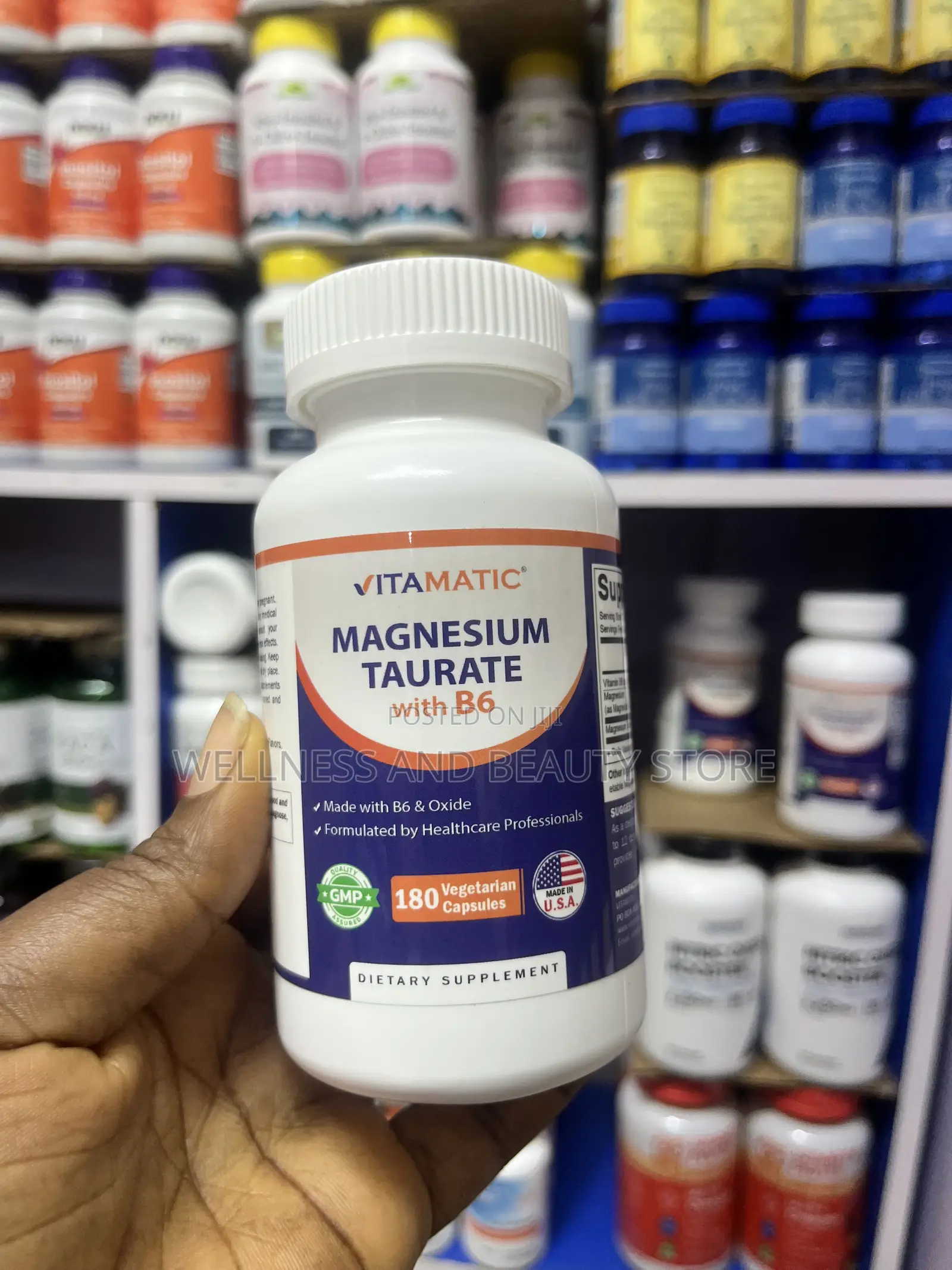 Vitamatic Magnesium Taurate 1250mg With Vitamin B6