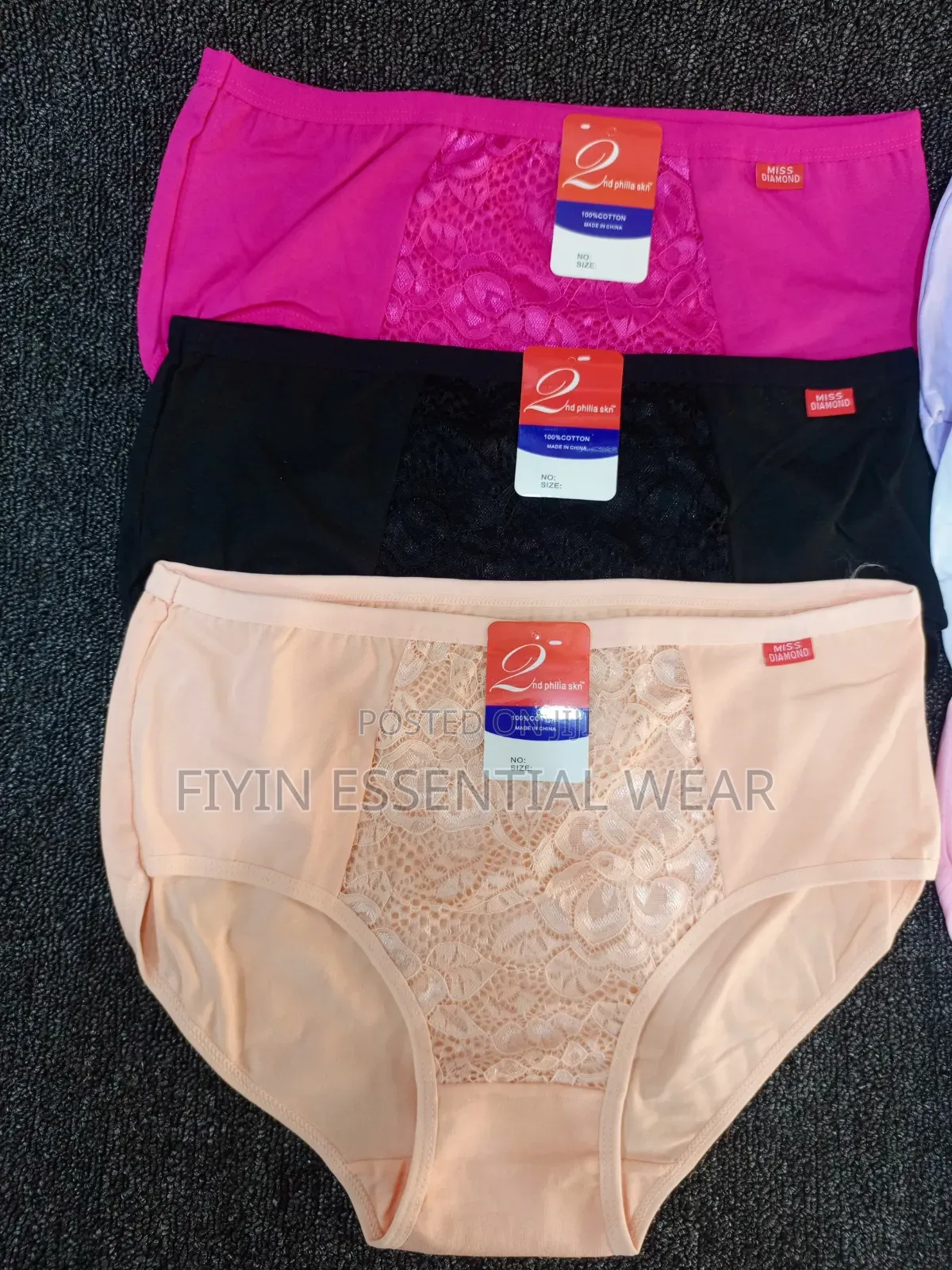 3pcs Women's Pant With Front Lace