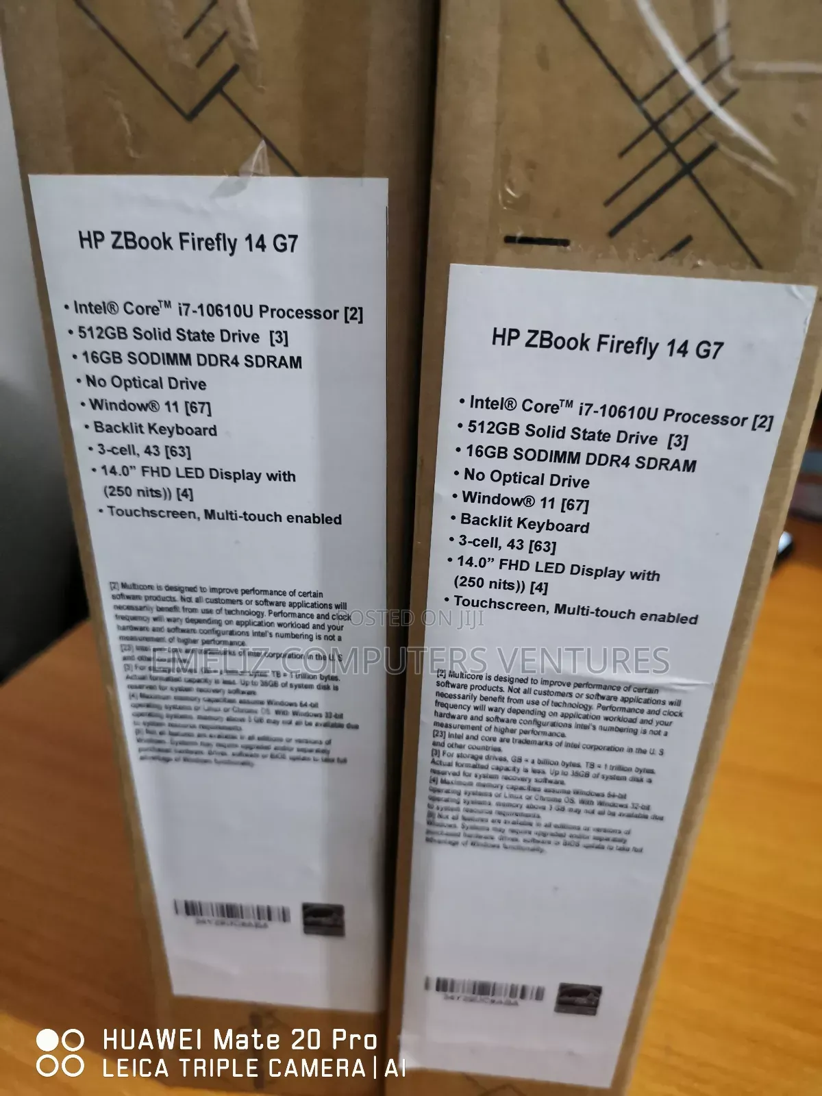 New Laptop HP ZBook Firefly 14 G7 16GB Intel Core i7 SSD 512GB