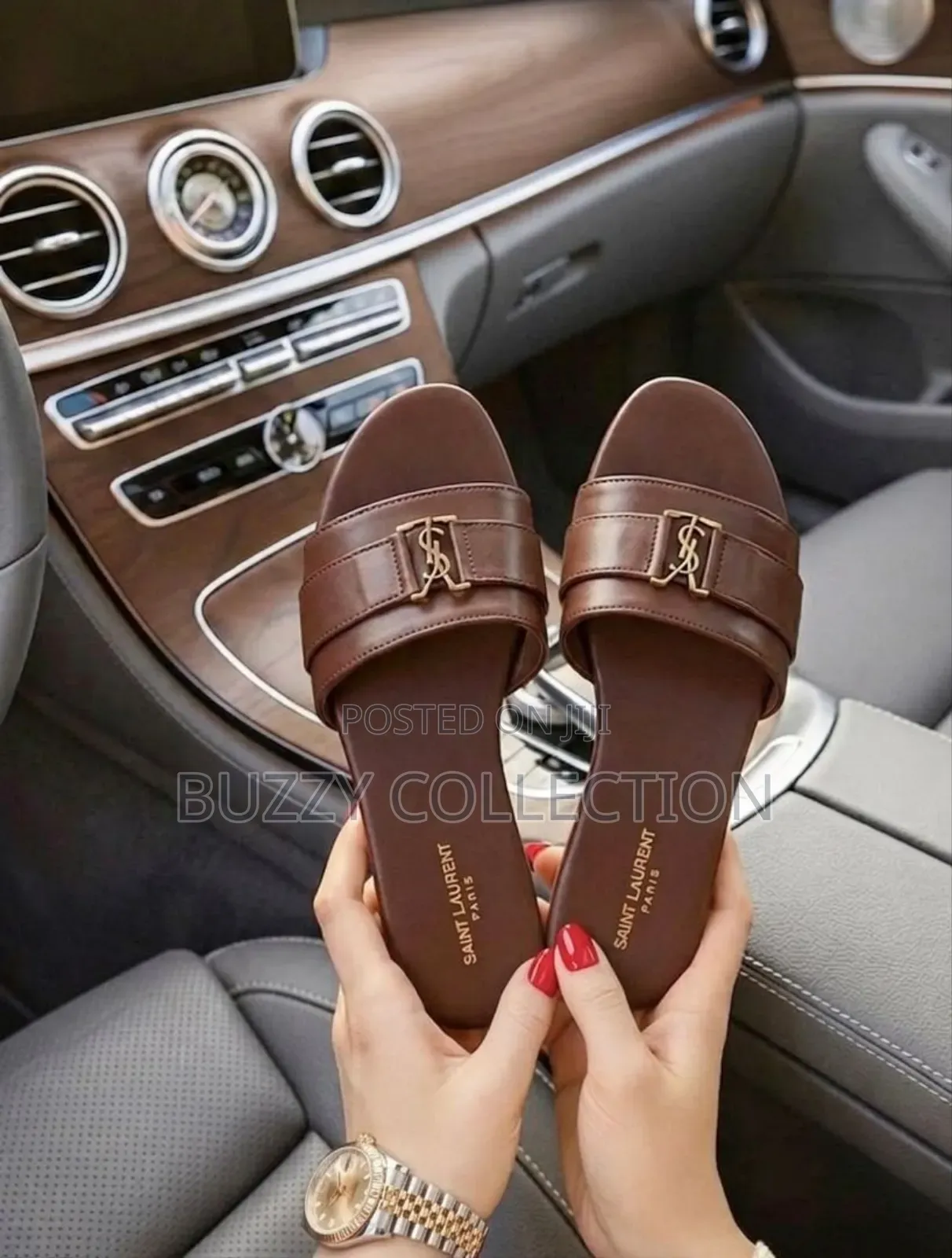 High Quality Luxury Saint Laurent Slippers