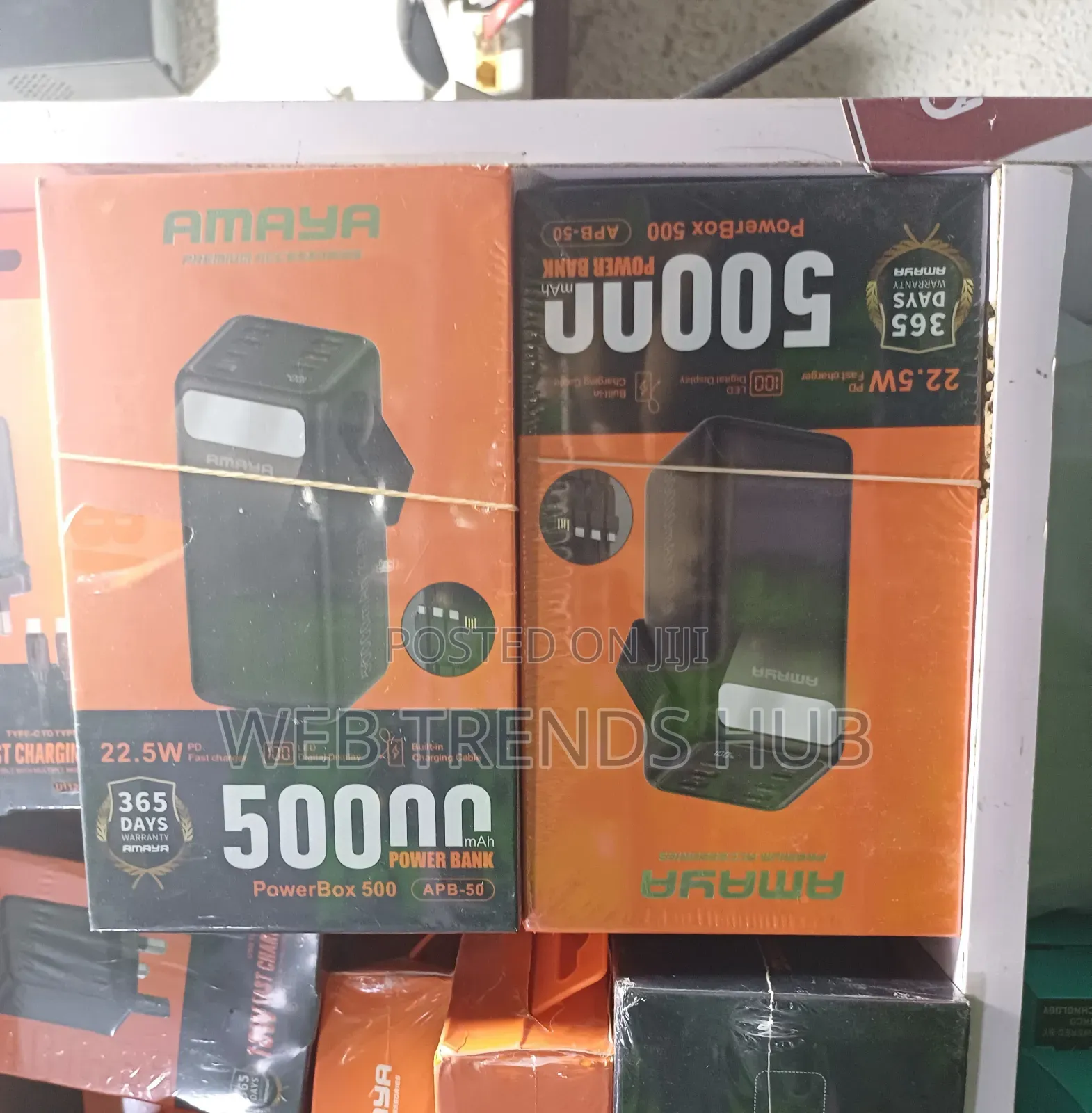Amaya 50,000mAh 22.5W PD PowerBox 500 (APB-500)Fast Charging PowerBank