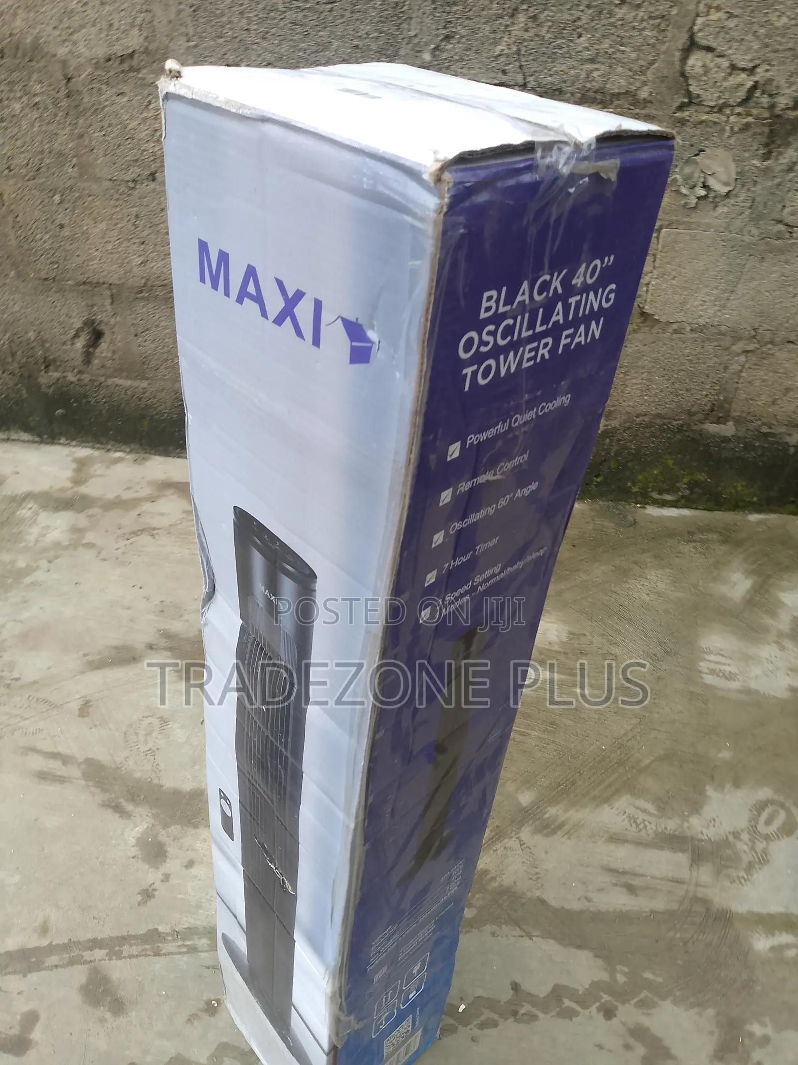 Maxi 40” Tall Tower Fan – Powerful Cooling Performance