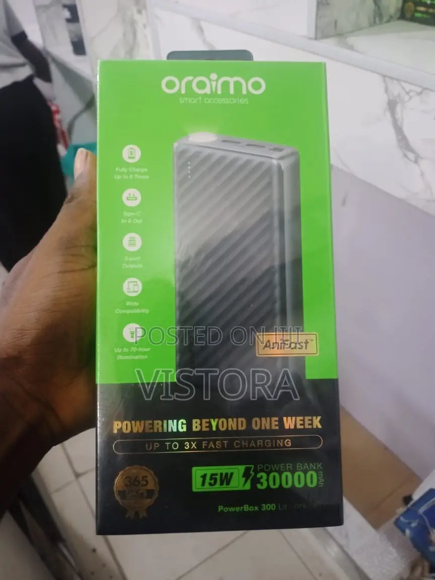 Oraimo PowerBox 300 Lit Oraimo PowerBox 300 Lite 30000mAh Power Bank