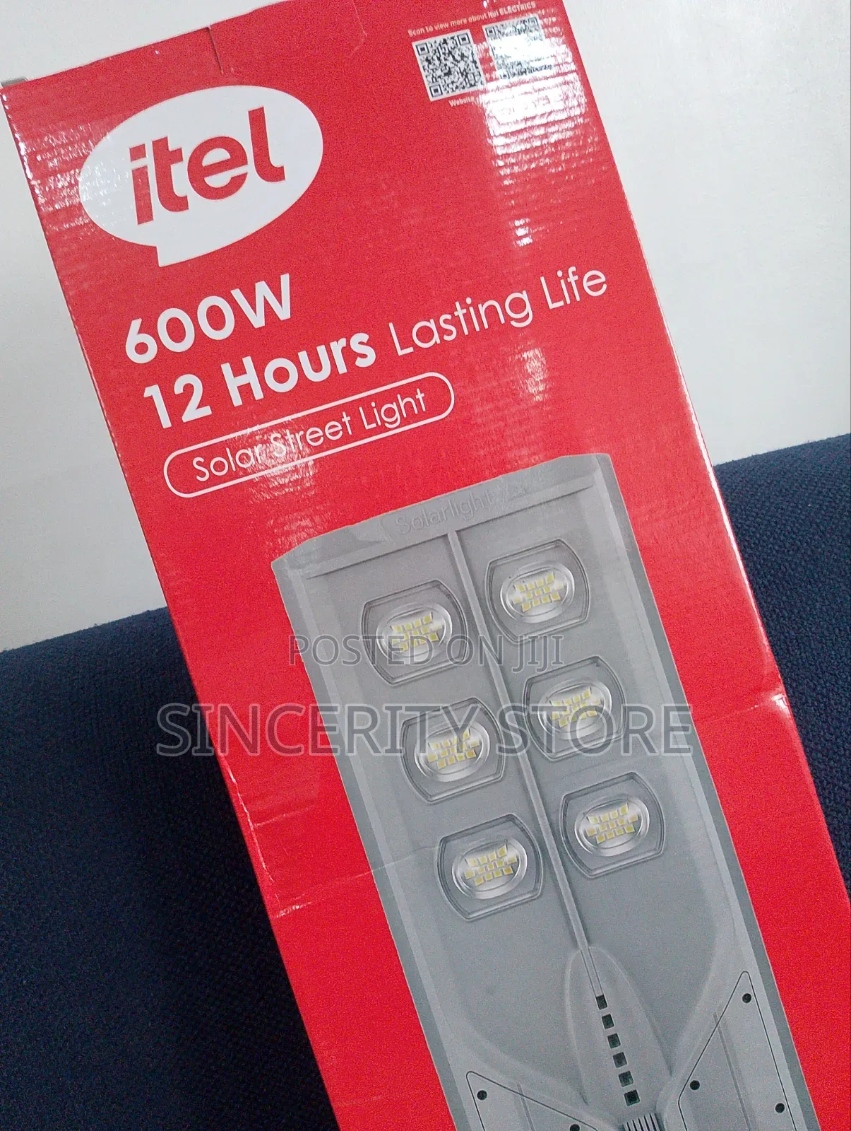 600w Itel Solar Street Light