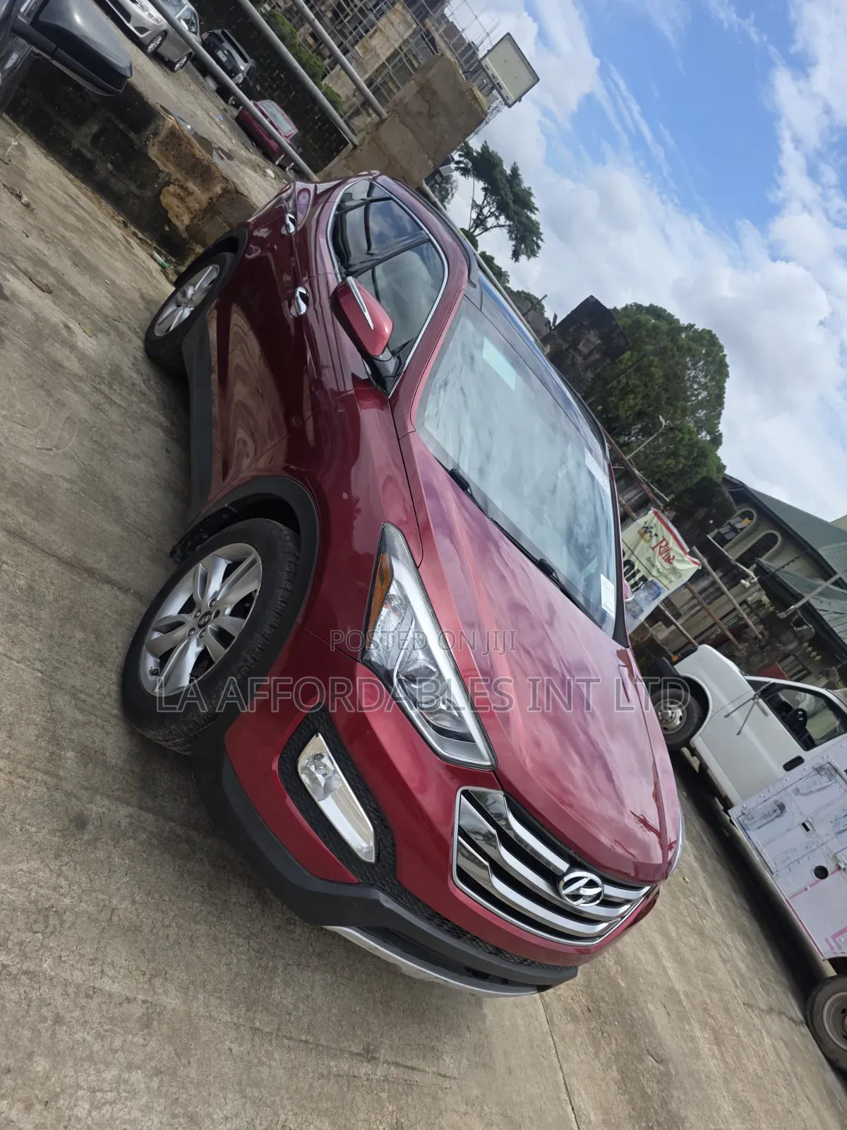 Hyundai Santa Fe Limited 4dr SUV AWD (3.3L 6cyl 6A) 2015 Red