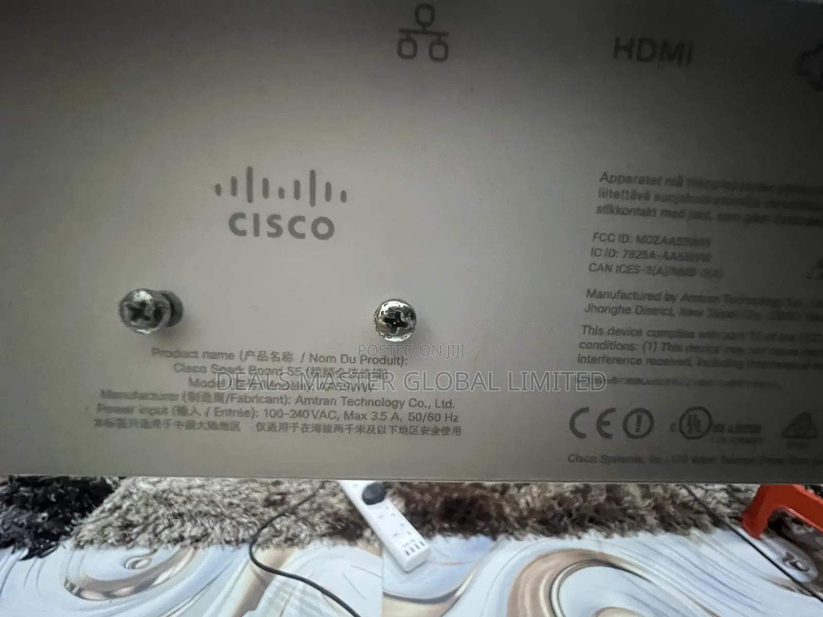 High-End UK 55 Inches Cisco Spark Board 55 Monitor Display