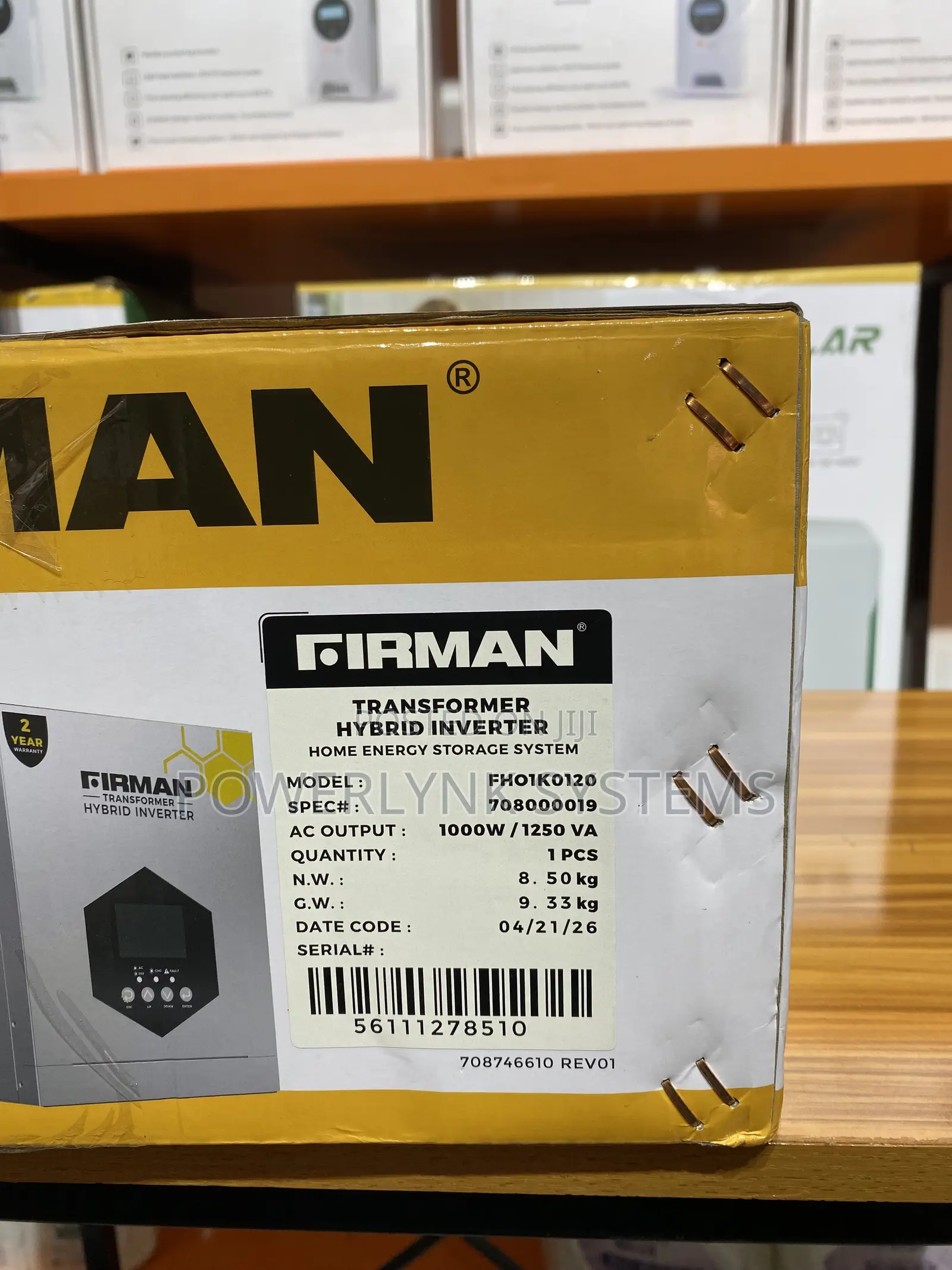 FIRMAN 1KVA Hybrid Transformer Inverter