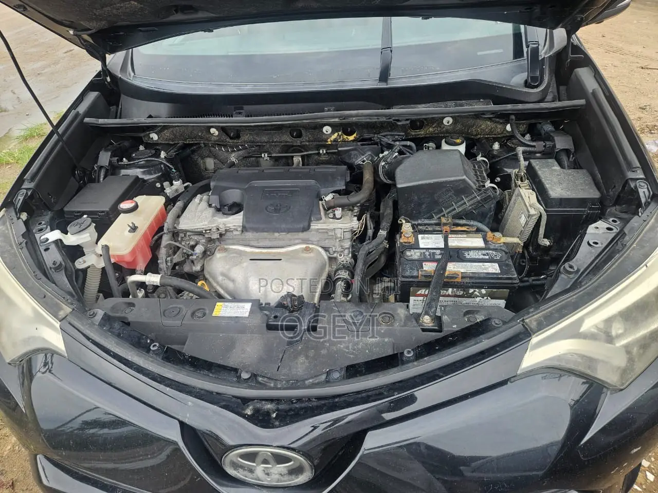 Toyota RAV4 SE FWD (2.5L 4cyl 6A) 2016 Black