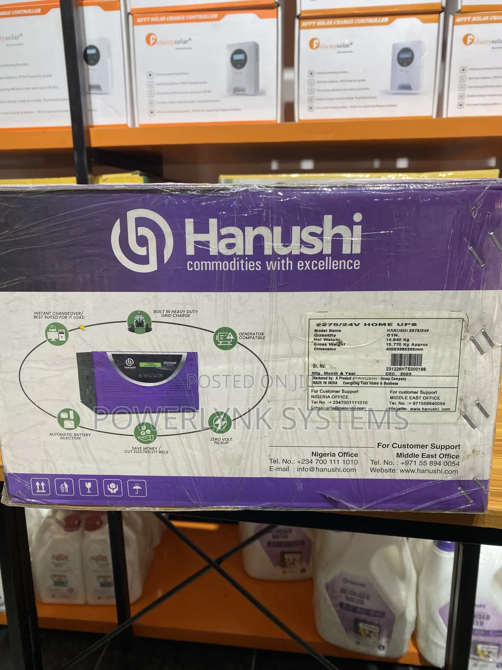 HANUSHI 2.2Kva Inverter 24V