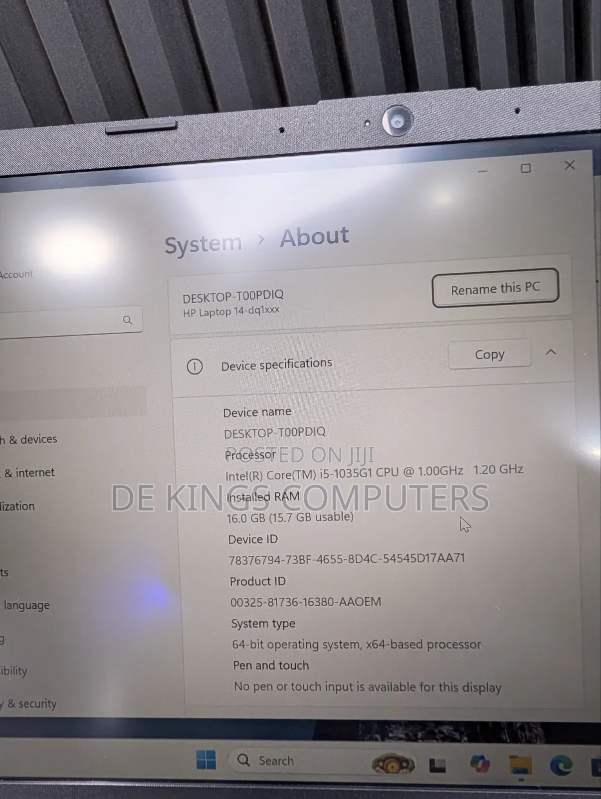 Laptop HP Pavilion 14 16GB Intel Core i5 SSD 256GB