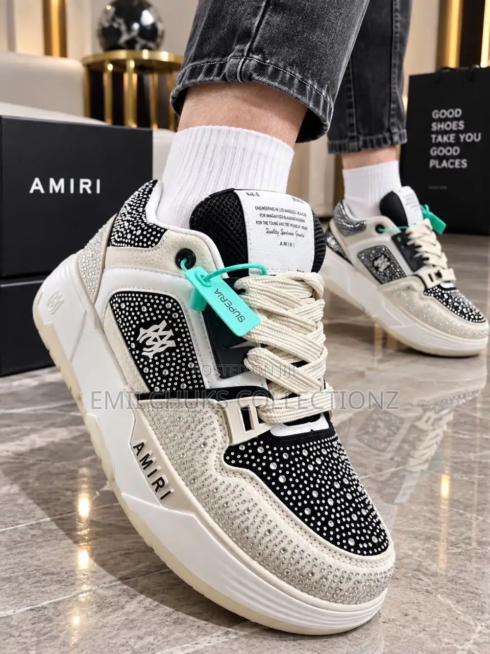 Original Diamond Crested Amiri AMIRI MA-1 Sneaker