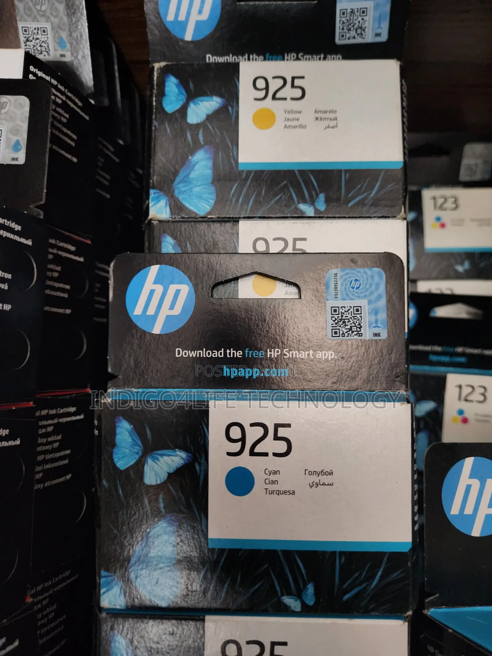 HP 925 Ink Black, Magenta, Cyan, Yellow