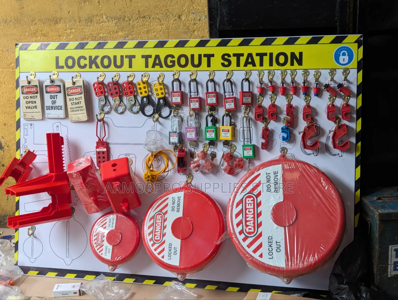 Lockout/Tagout (LOTO) Station
