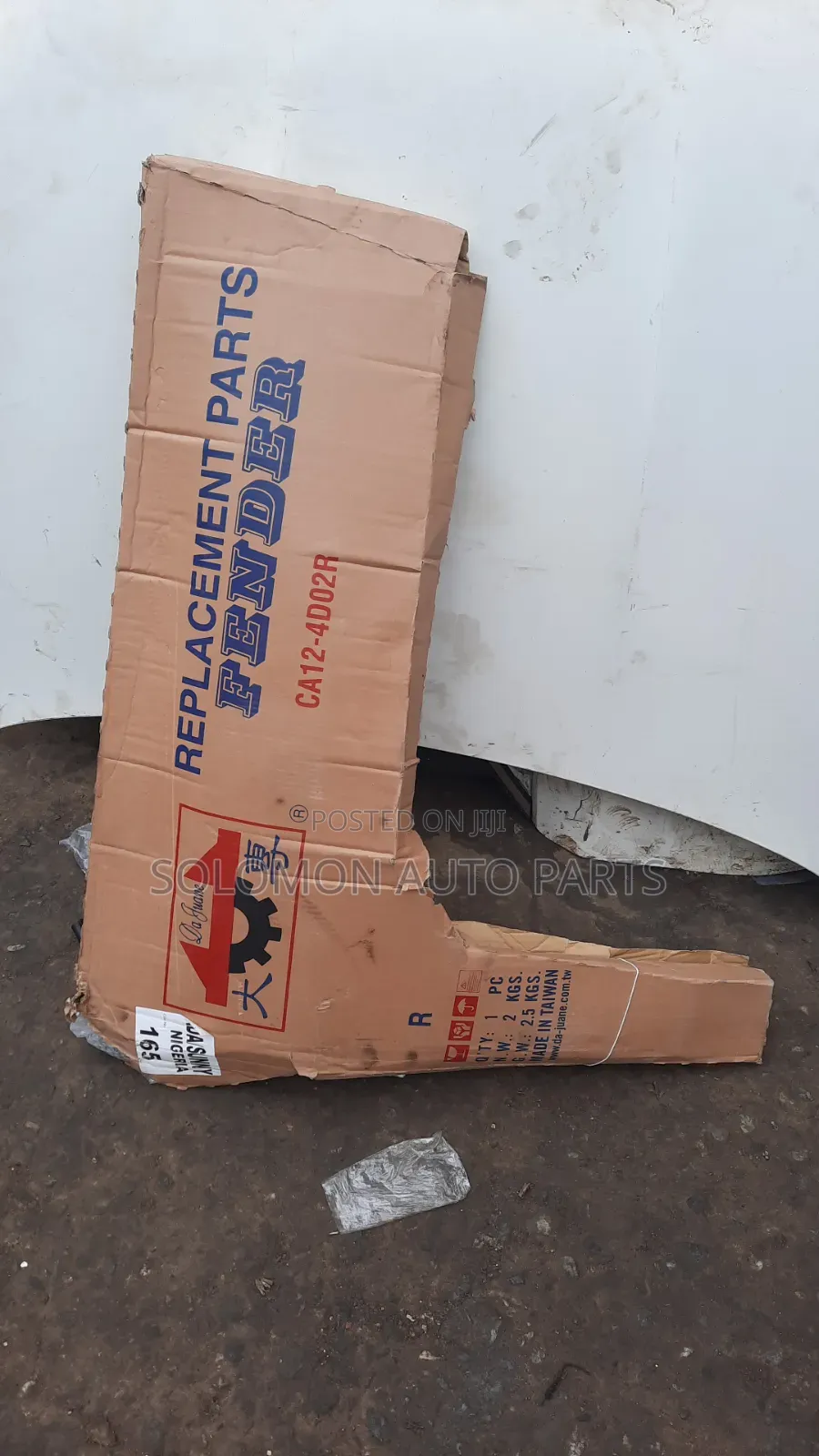 Fender Camry 2012 2013 2014 Passenger Side