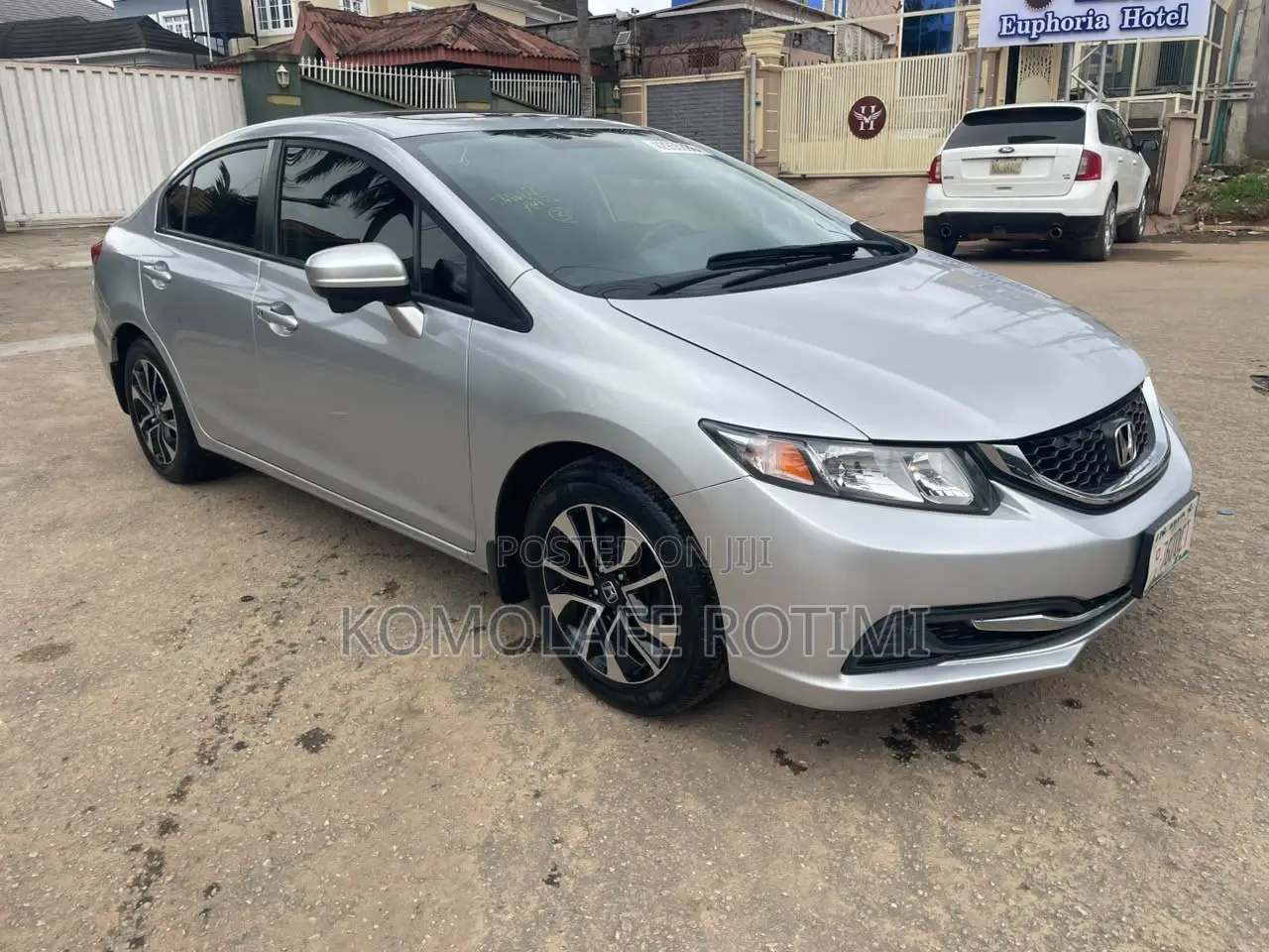 Honda Civic EX 4dr Sedan (1.8L 4cyl CVT) 2014 Silver