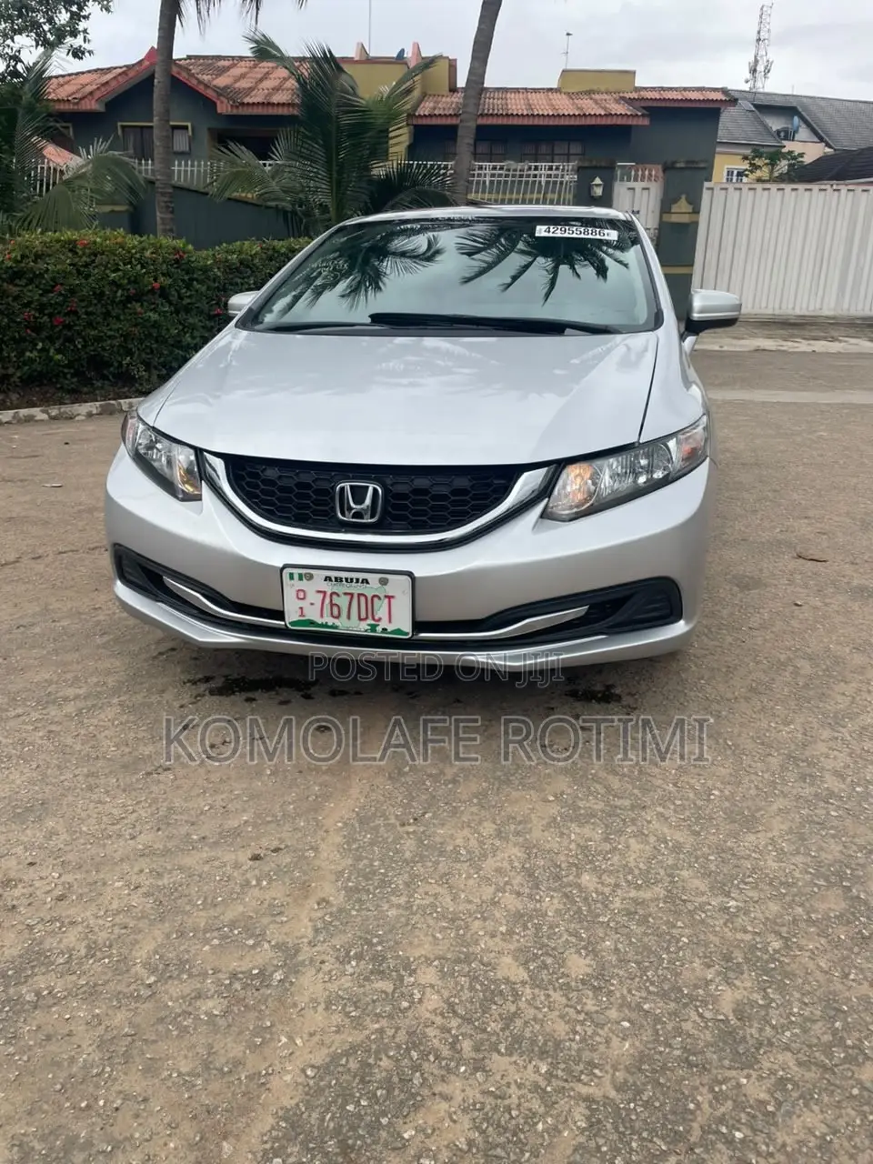 Honda Civic EX 4dr Sedan (1.8L 4cyl CVT) 2014 Silver