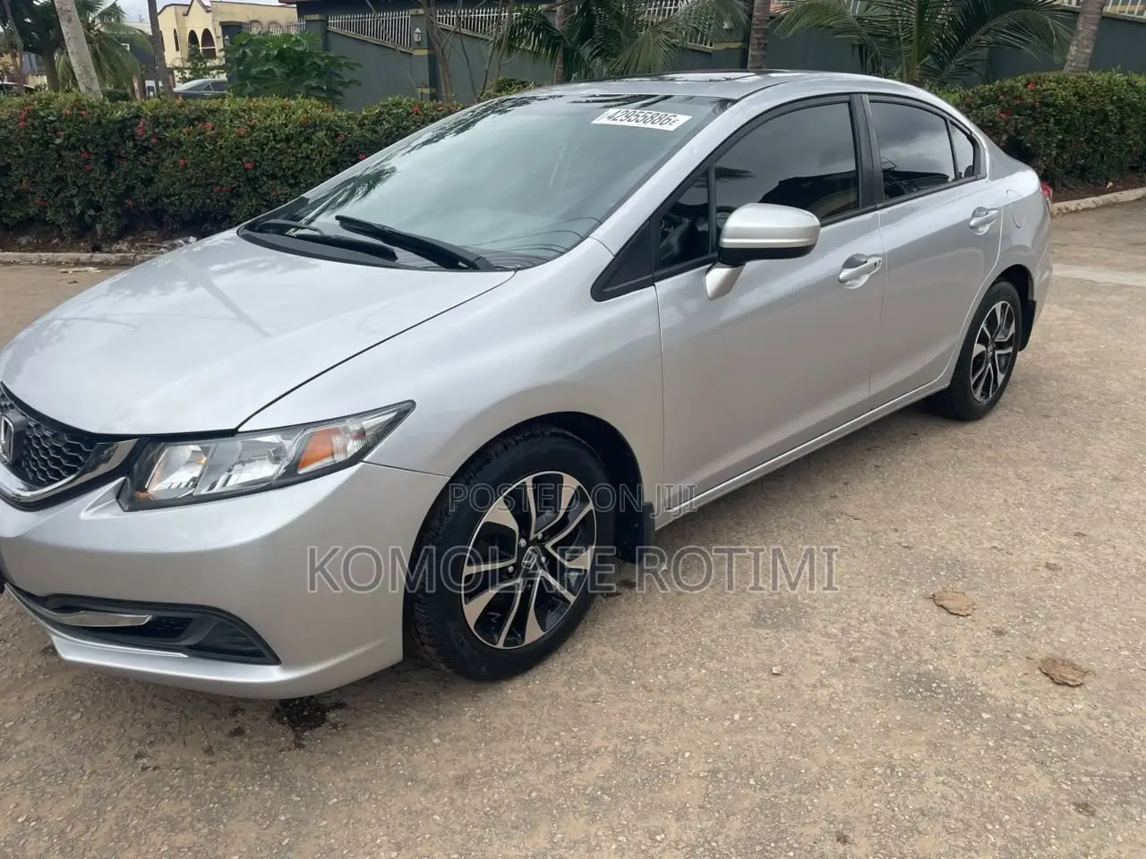 Honda Civic EX 4dr Sedan (1.8L 4cyl CVT) 2014 Silver