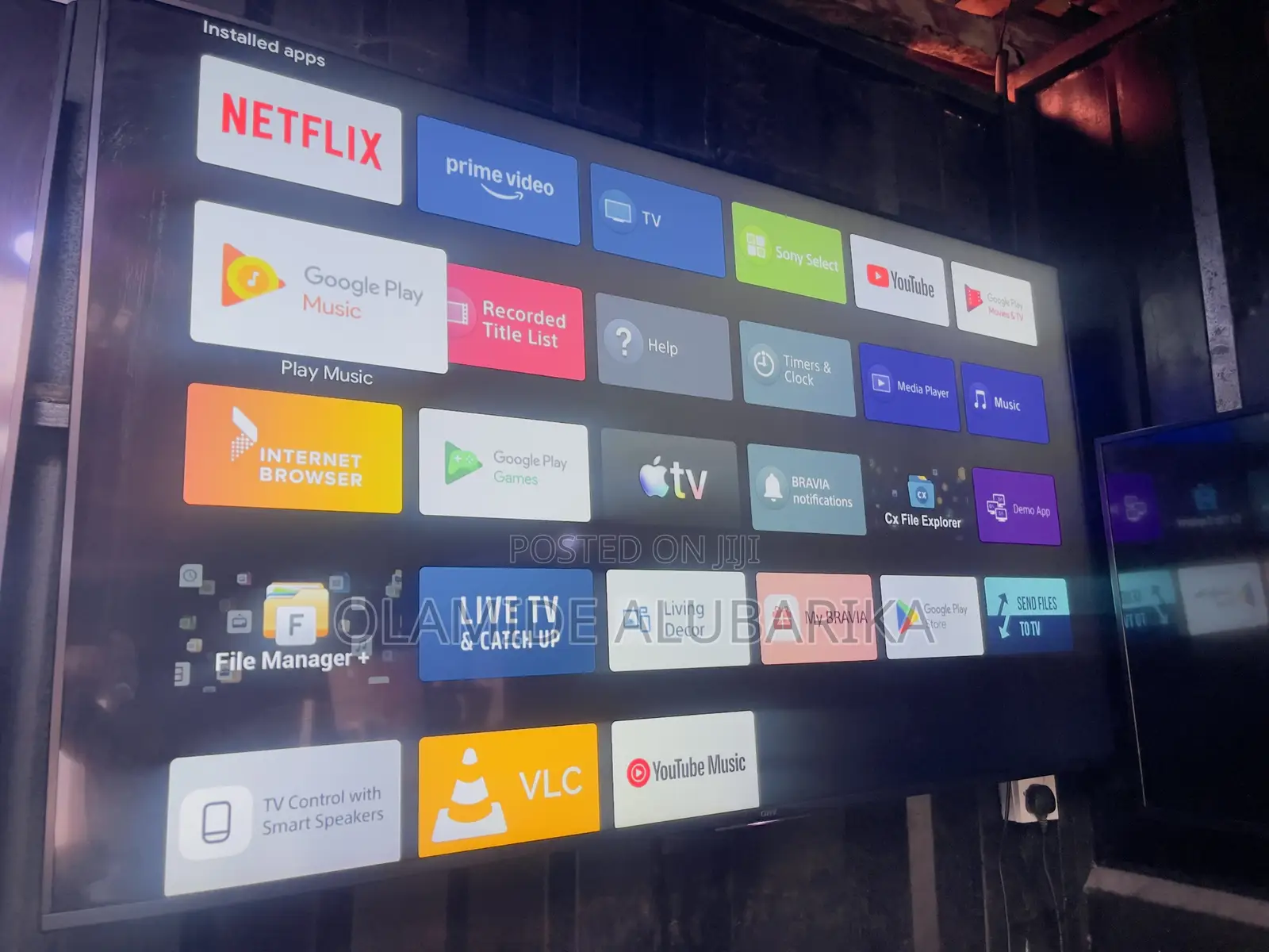 Sony Bravia Android 65” Smart Ultra TV With Google Play Store