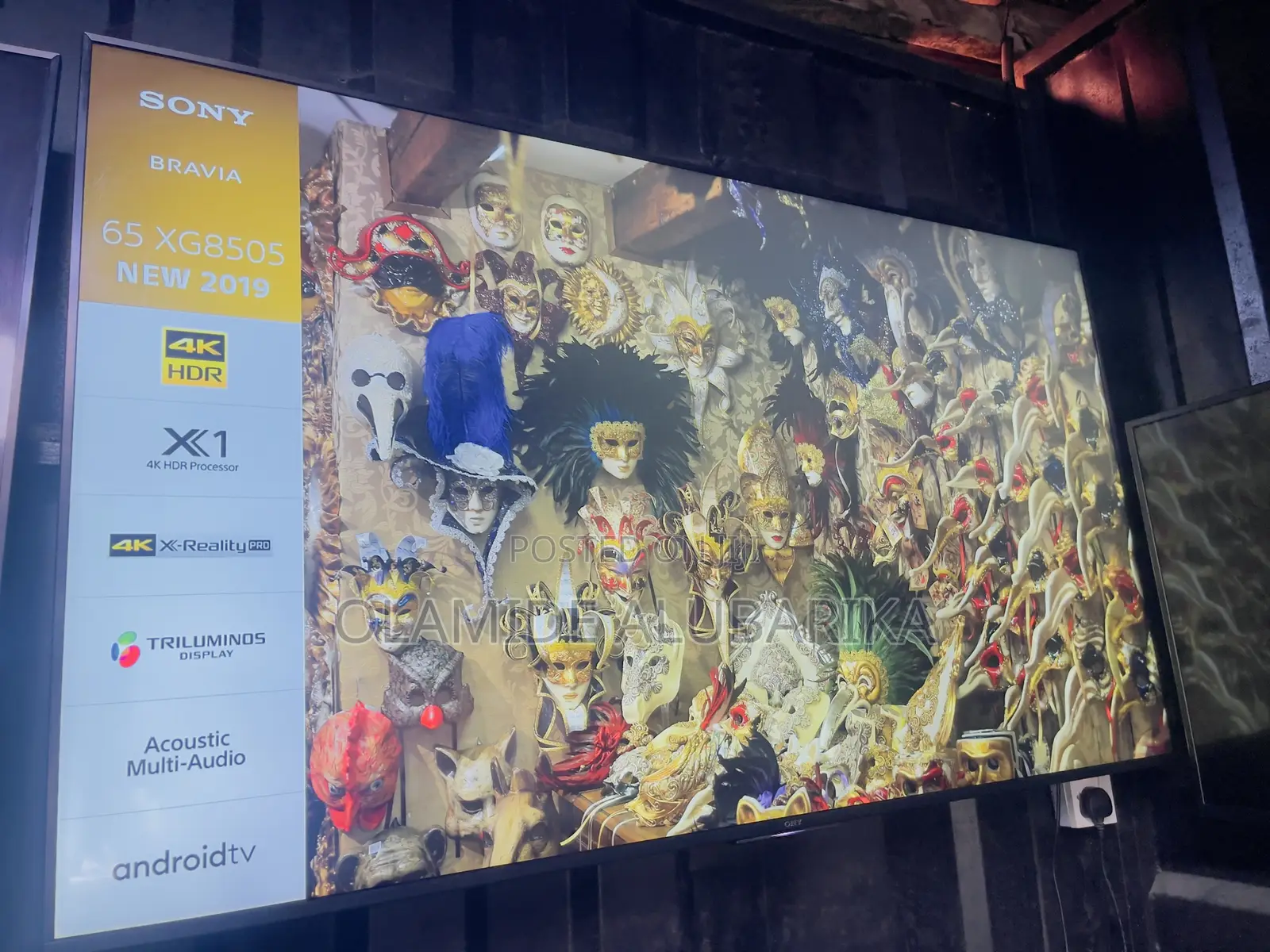 Sony Bravia Android 65” Smart Ultra TV With Google Play Store
