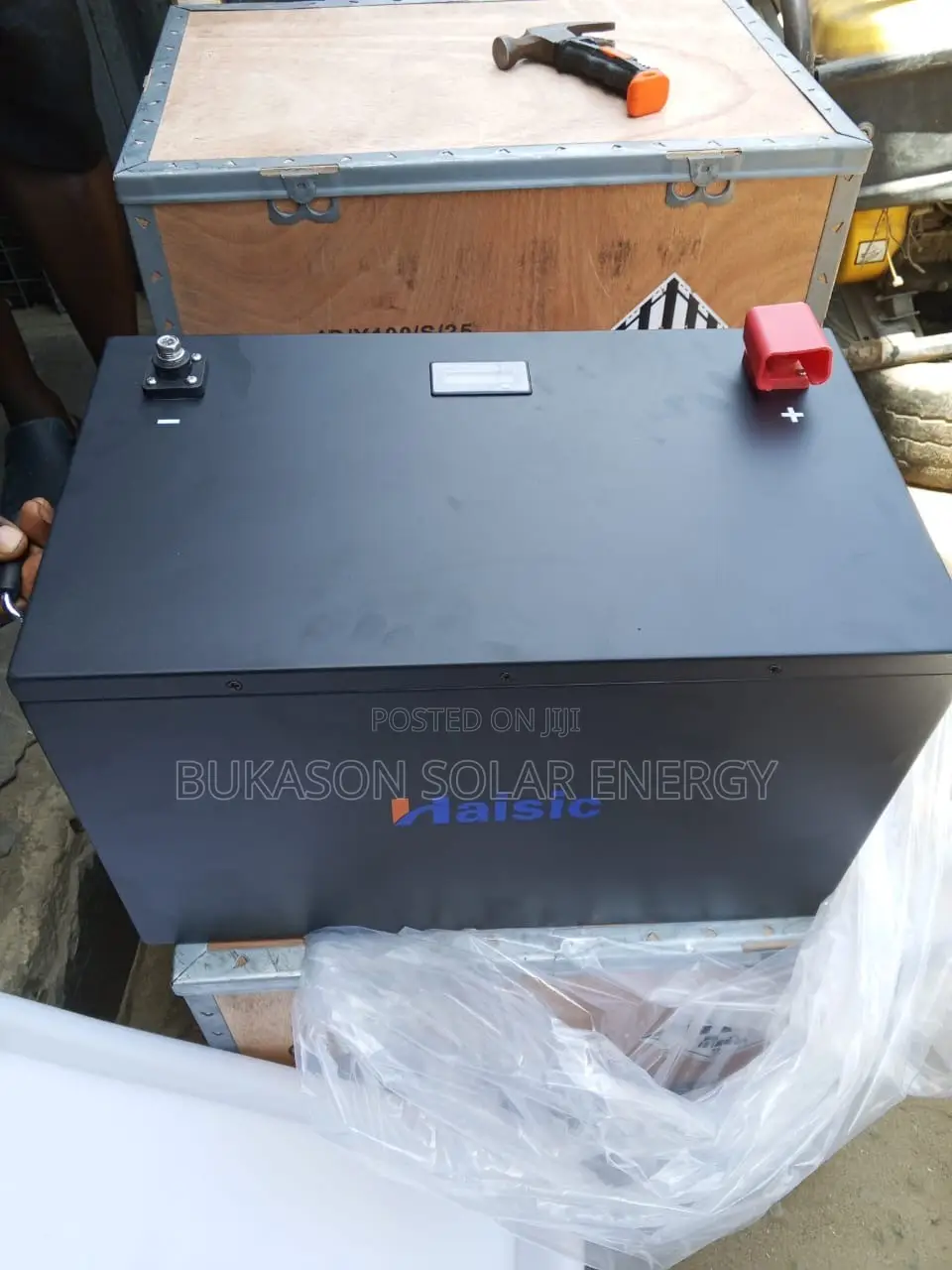 8kwh 24v Haisic Lithium Battery Black